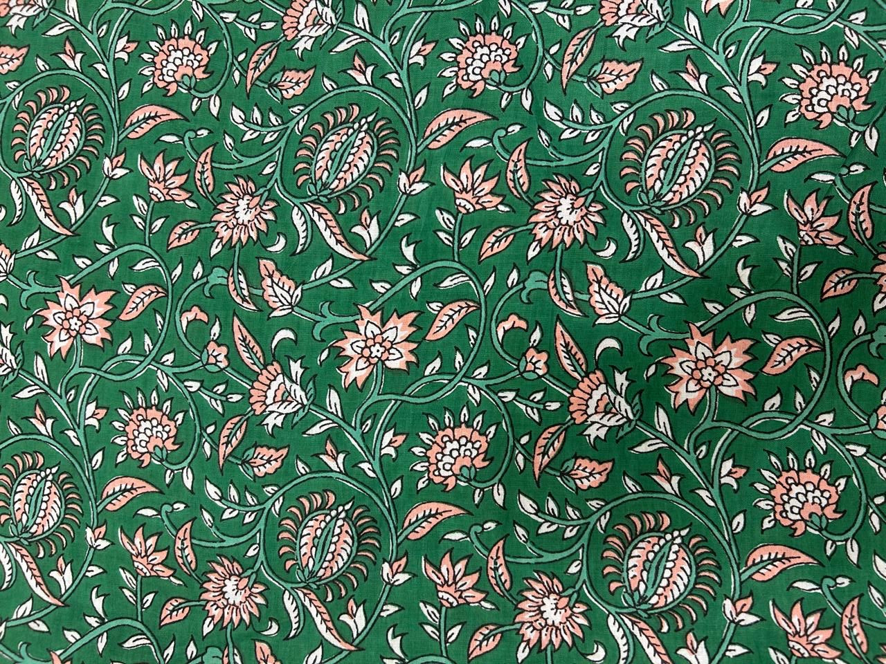 Cotton Printed Two Pc Fabric Set
