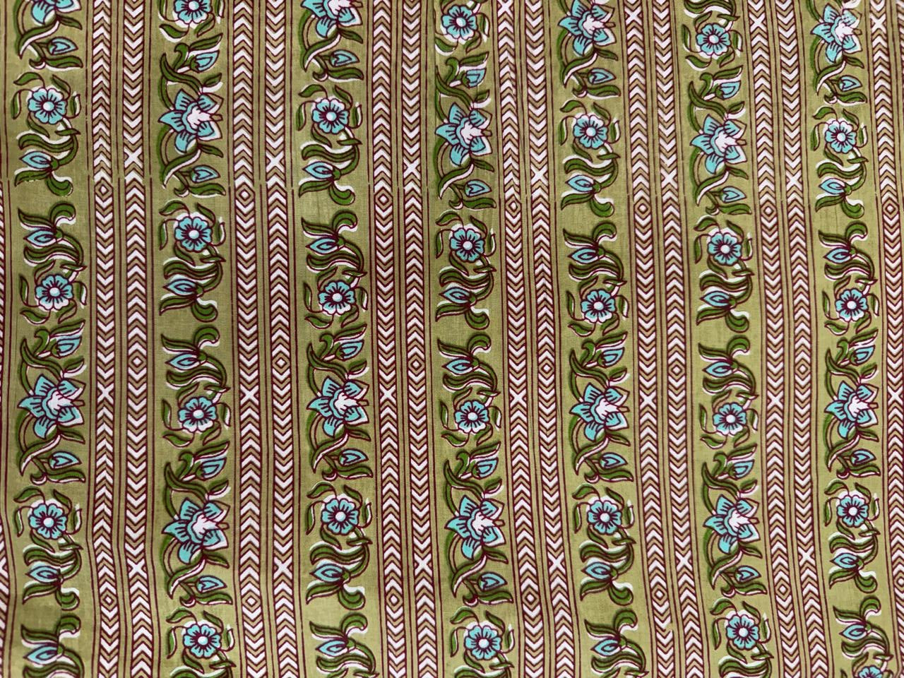 Cotton Printed Two Pc Fabric Set