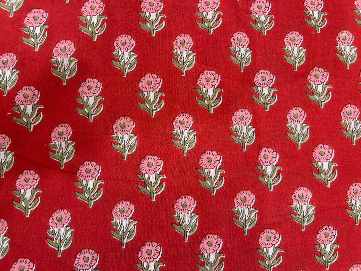 Cotton Printed Two Pc Fabric Set