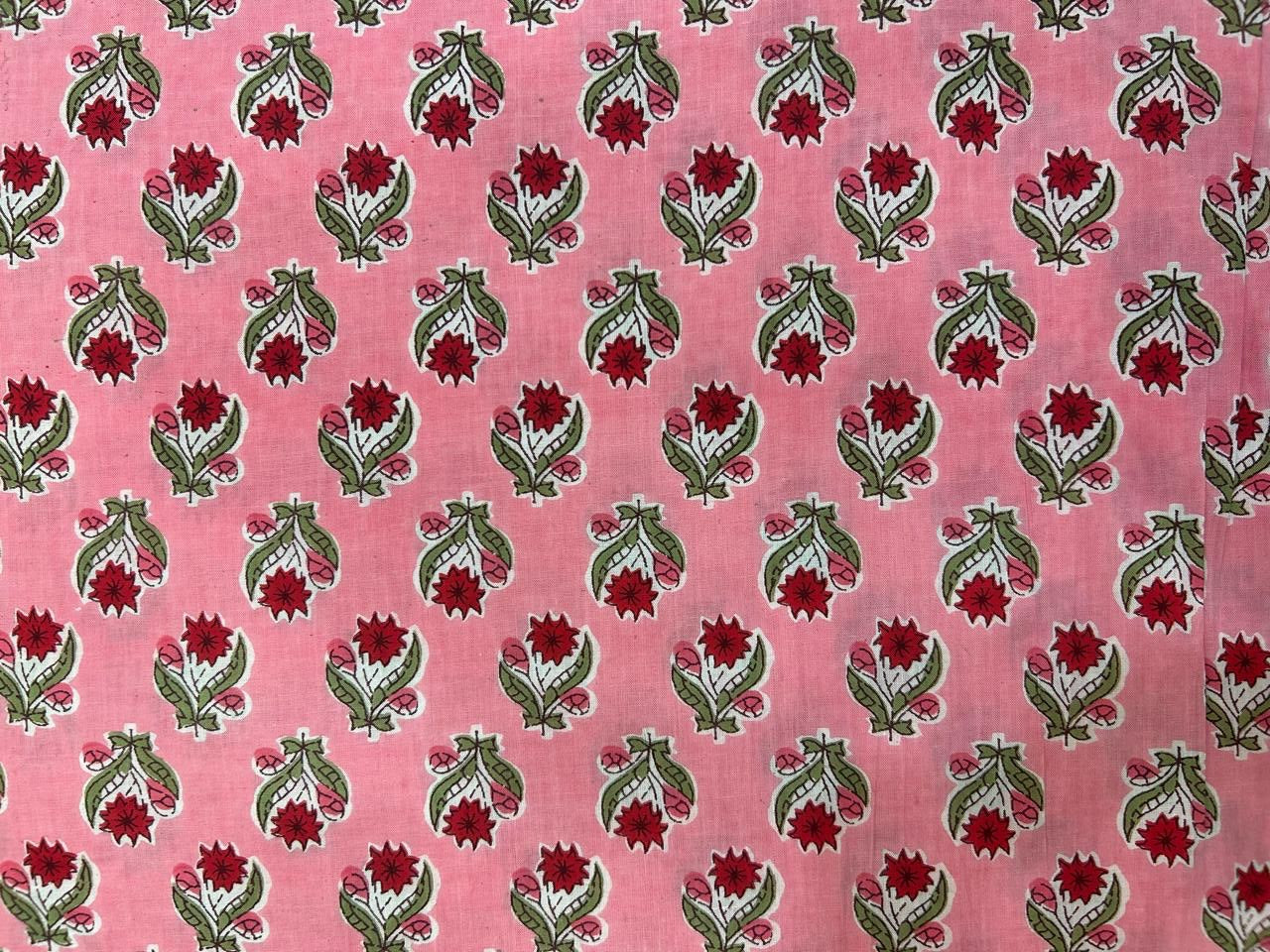 Cotton Printed Two Pc Fabric Set