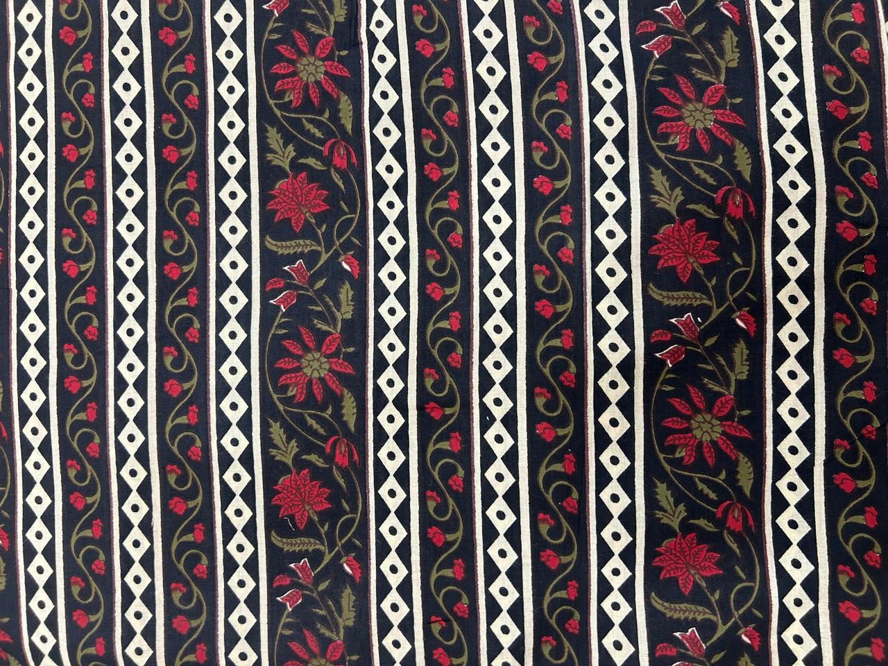 Cotton Printed Two Pc Fabric Set