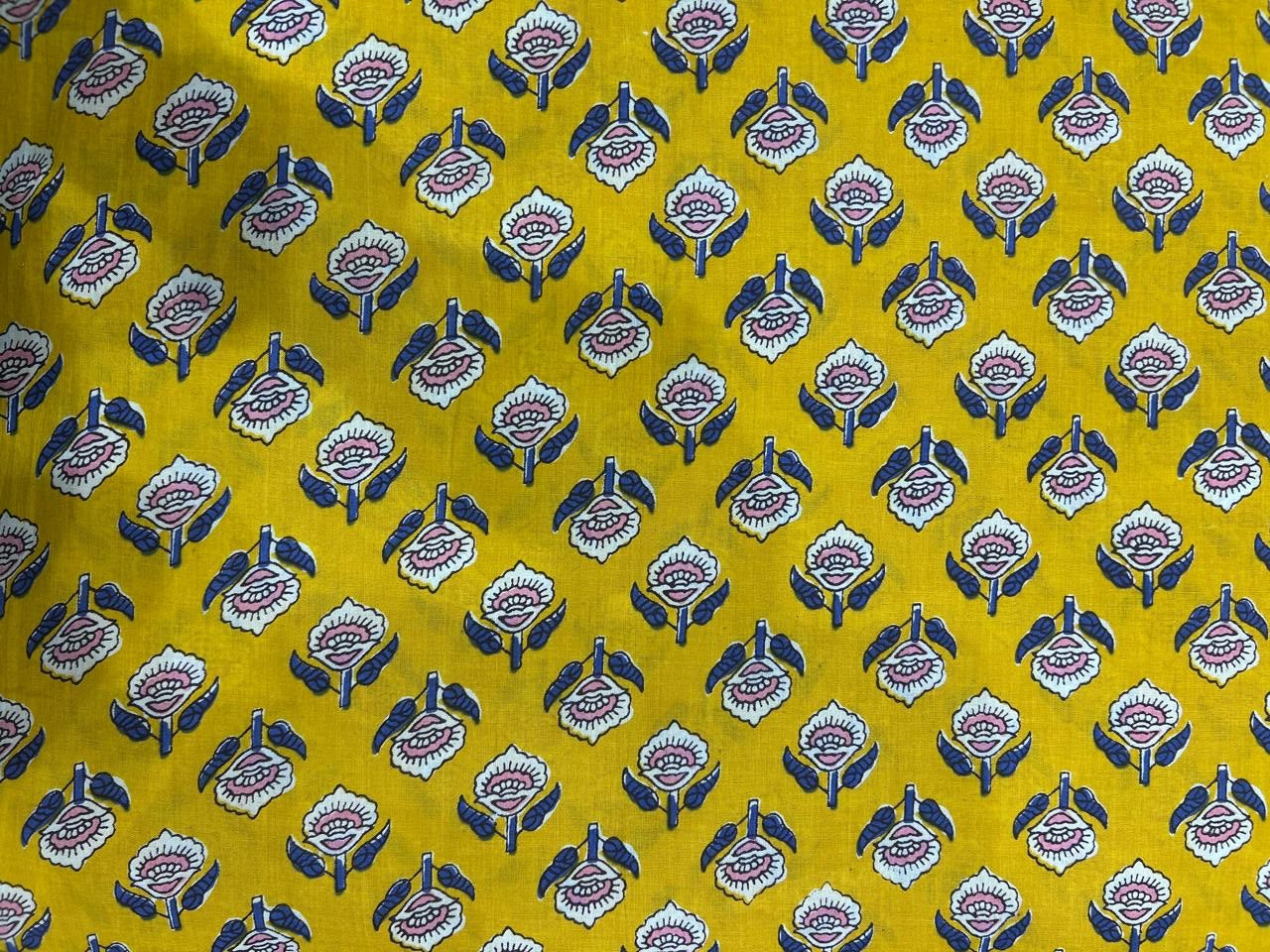 Cotton Printed Two Pc Fabric Set