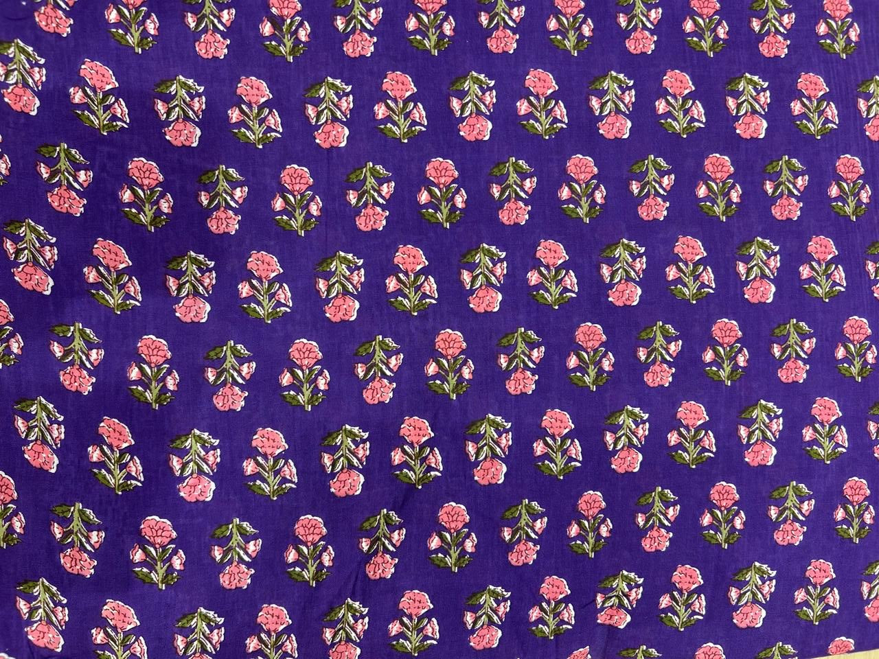 Cotton Printed Two Pc Fabric Set