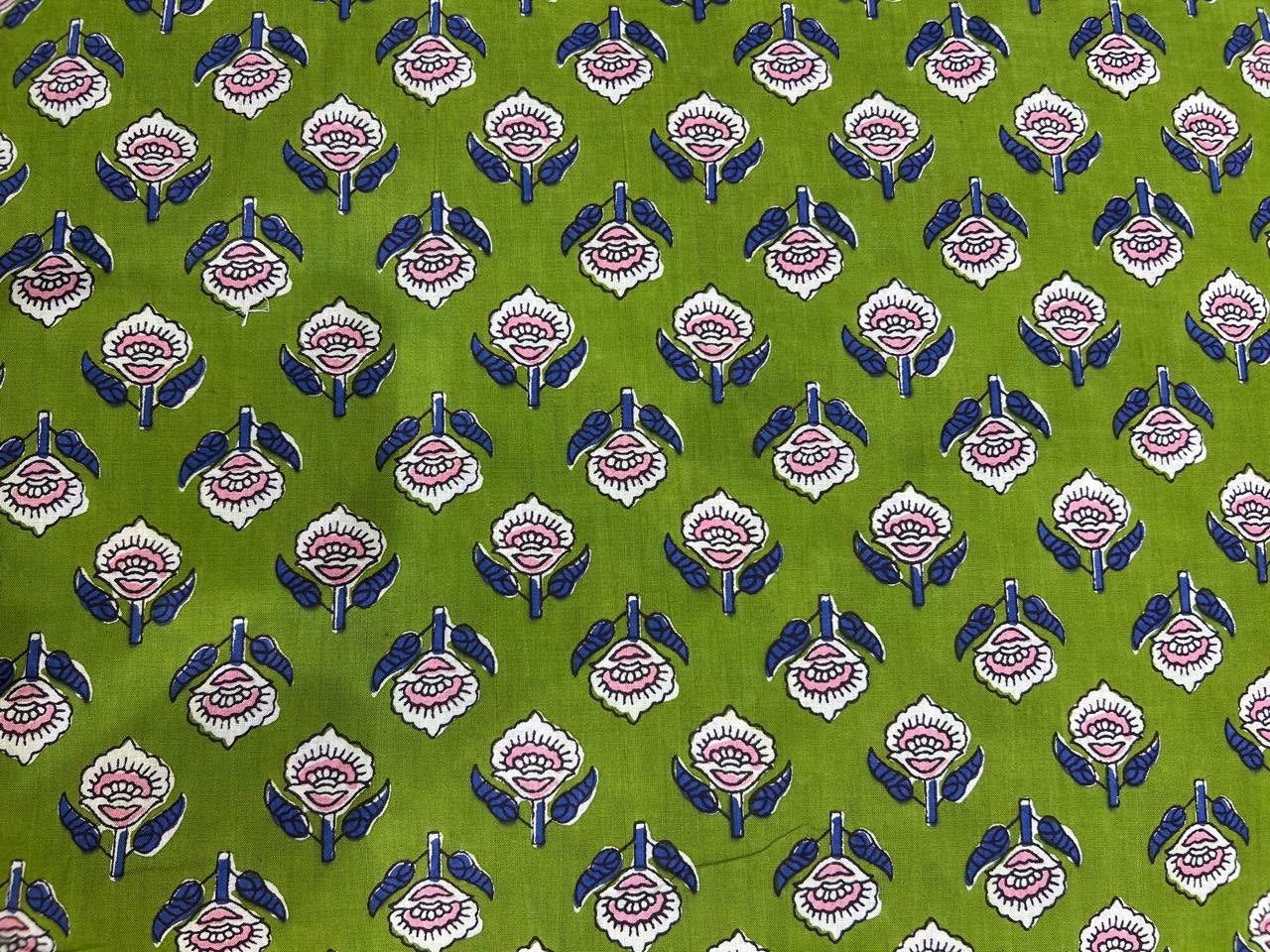 Cotton Printed Two Pc Fabric Set
