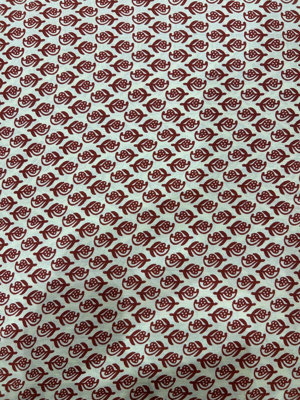 Cotton Printed Two Pc Fabric Set