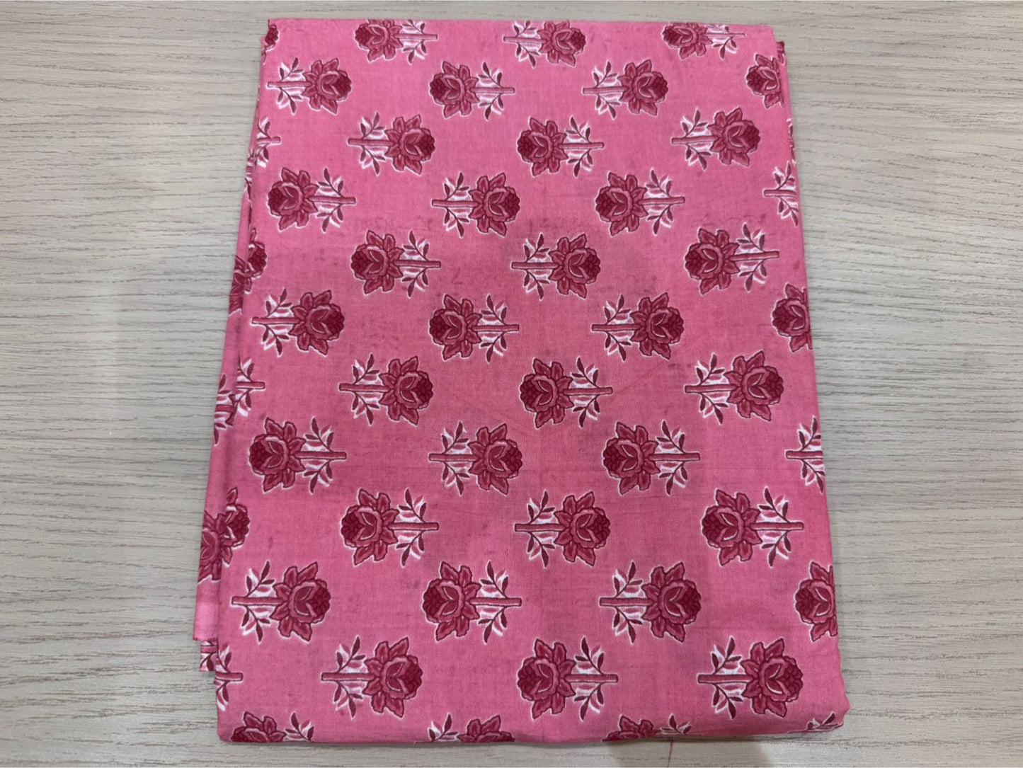 Cotton Hand Work Suit with Chiffon Dupatta