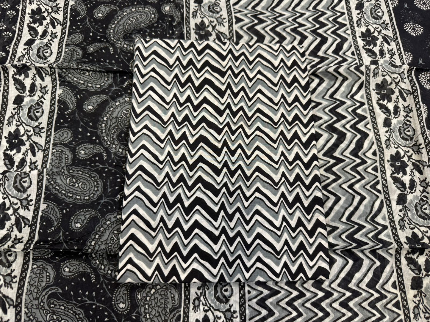 Cotton Embroidery Suit with Cotton Dupatta