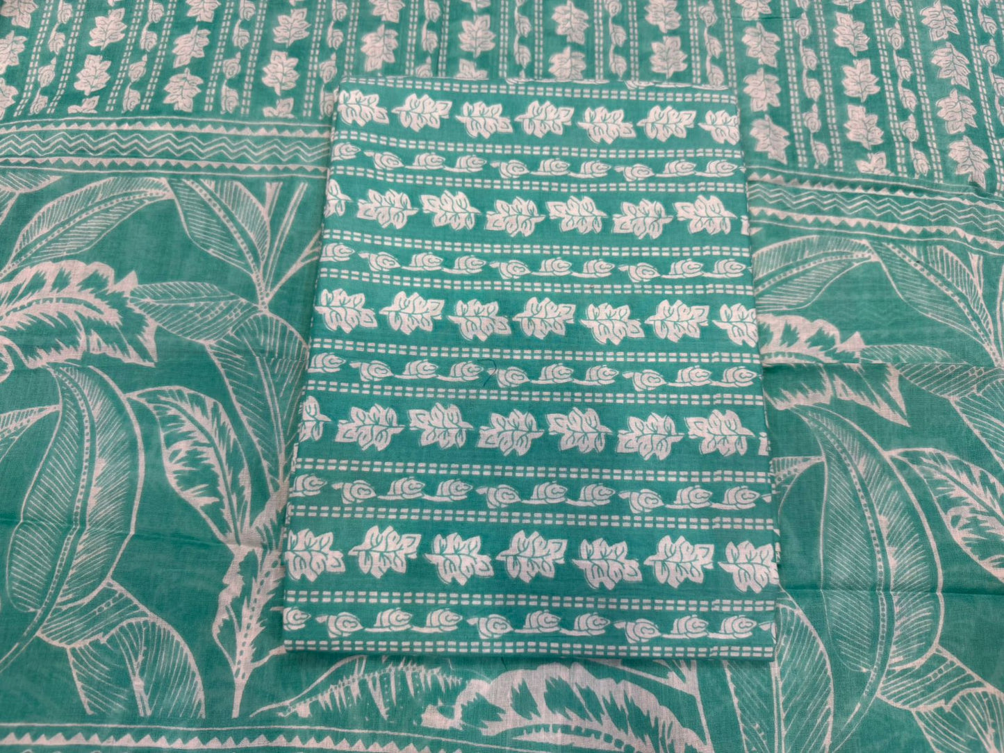 Cotton Embroidery Suit with Cotton Dupatta