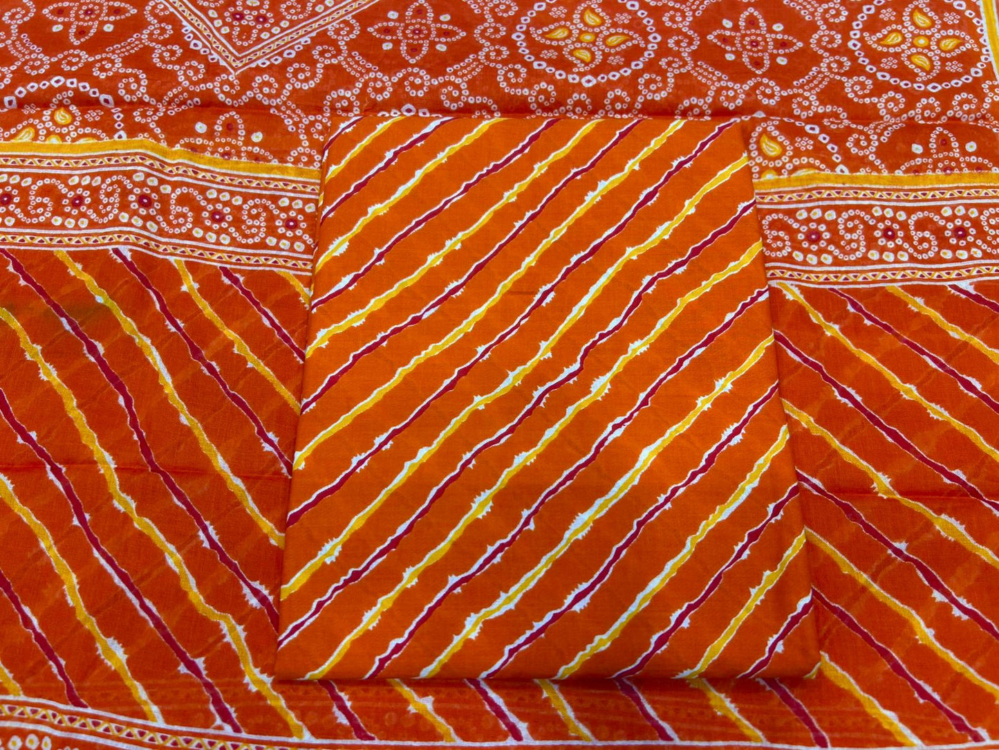Cotton Embroidery Suit with Cotton Dupatta