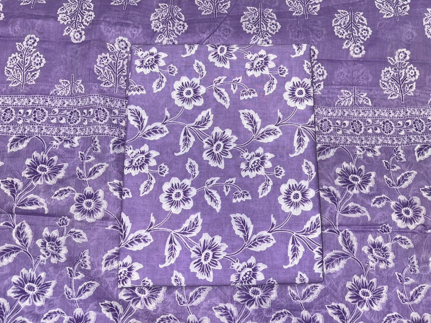 Cotton Embroidery Suit with Cotton Dupatta
