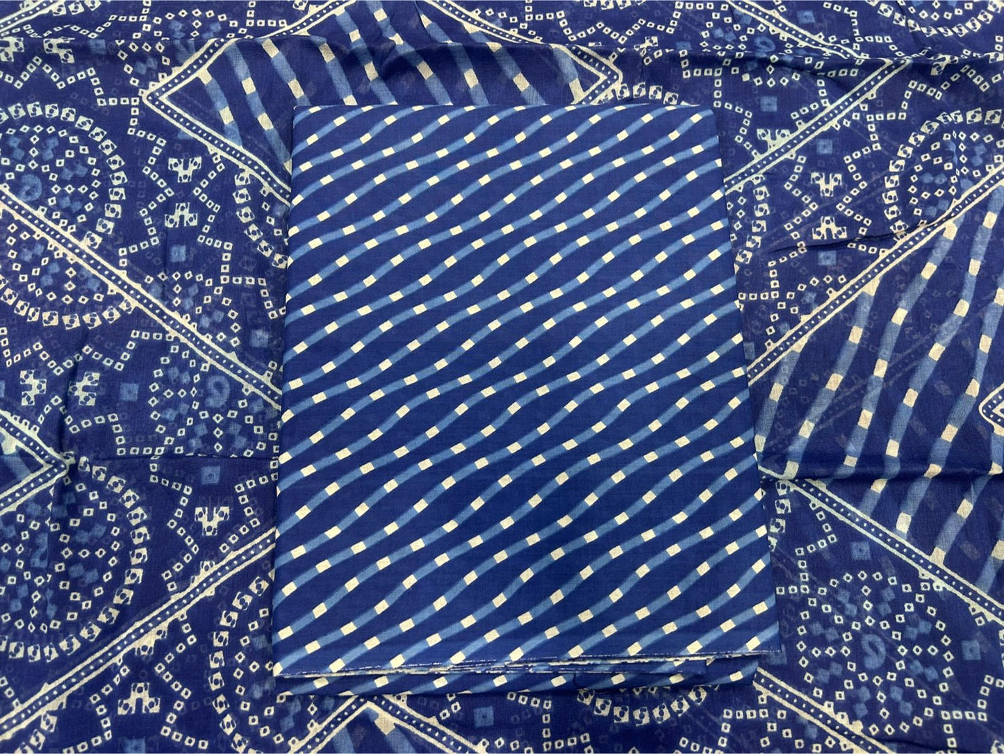 Cotton Embroidery Suit with Cotton Dupatta