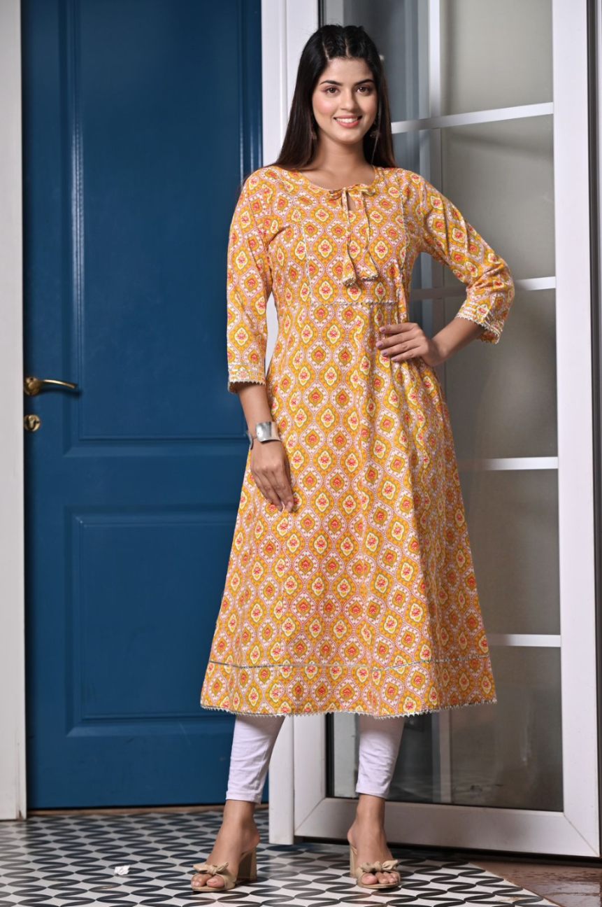 Cotton Printed Kurti