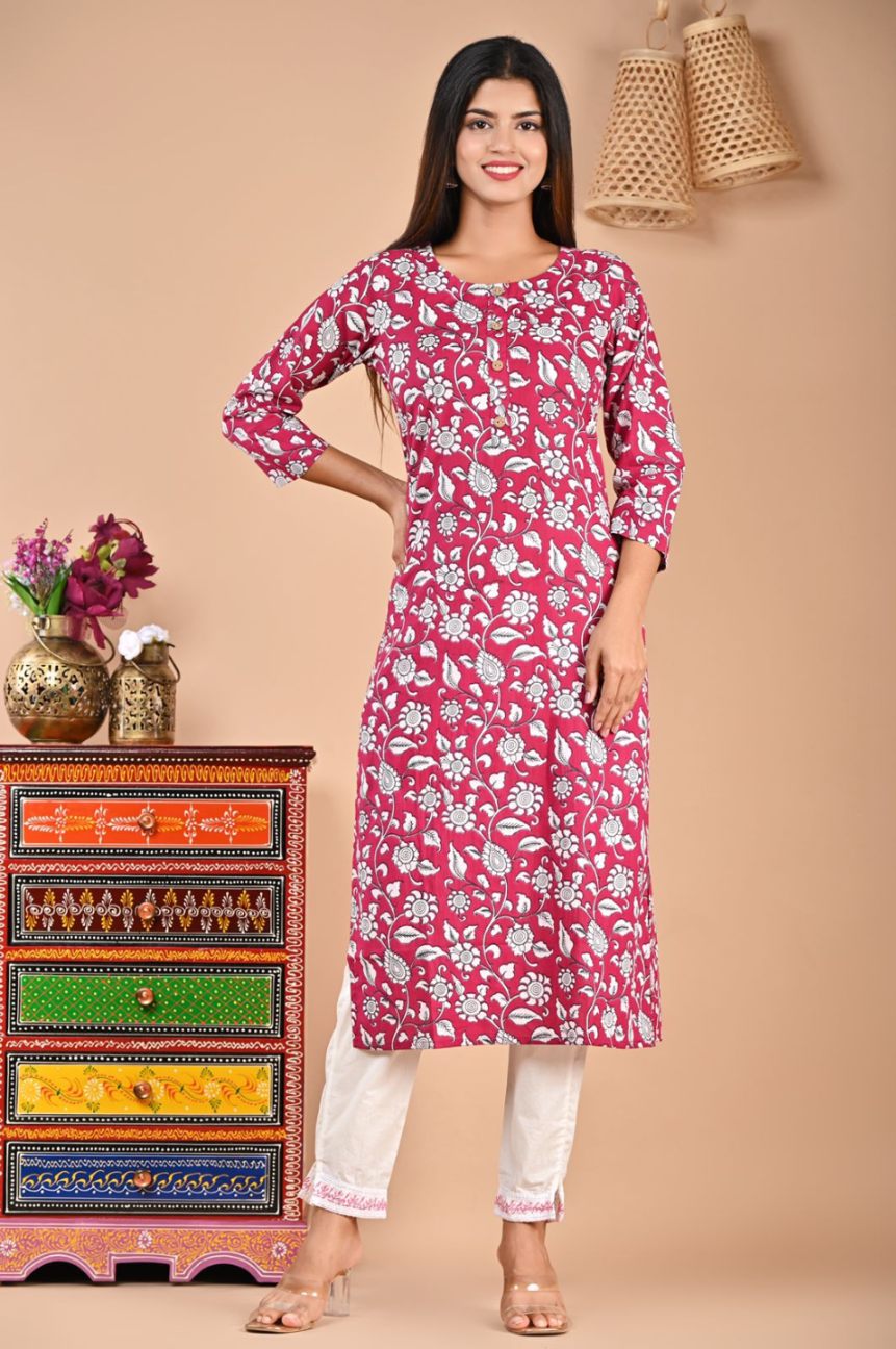 Cotton Printed Kurti