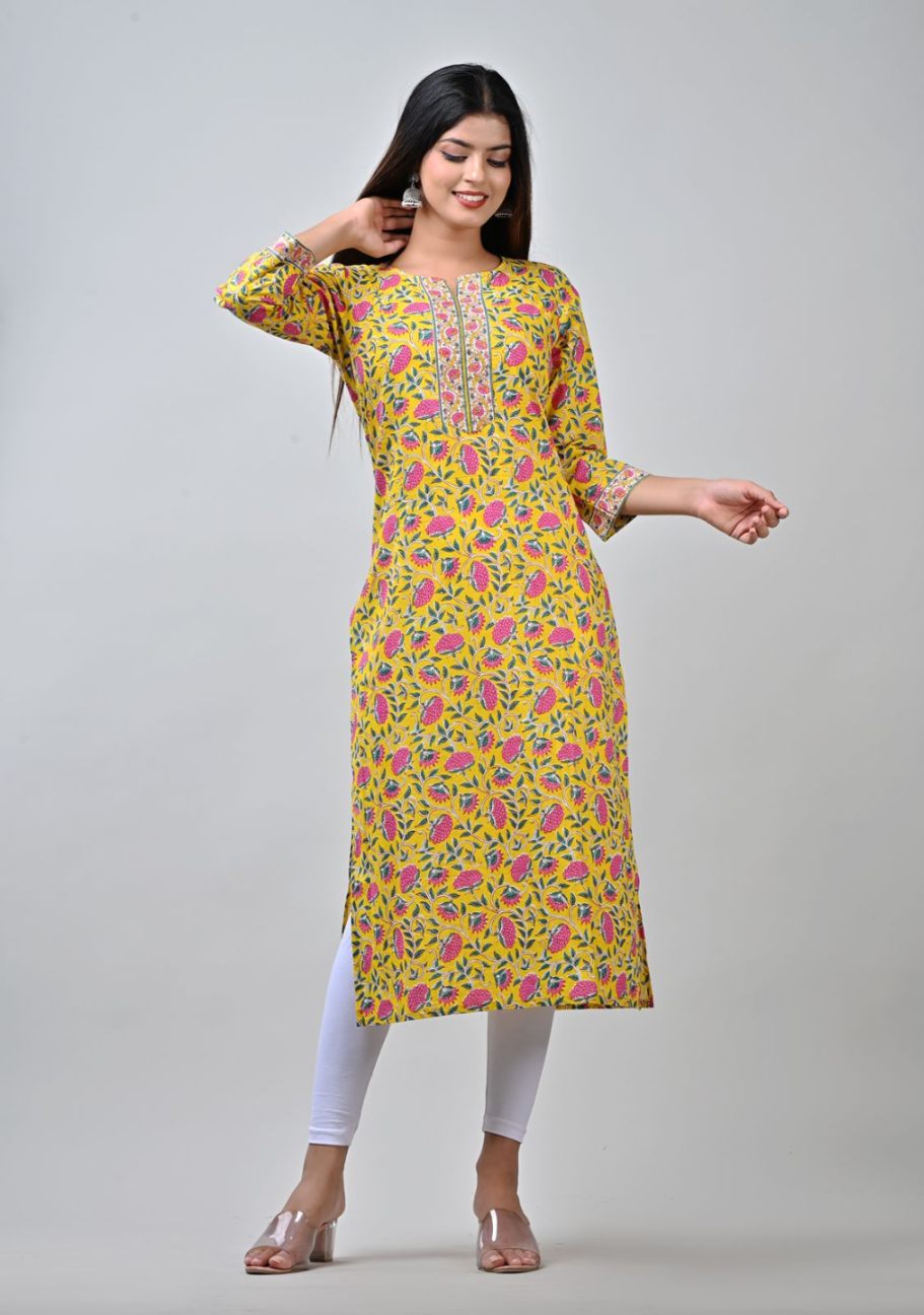 Cotton Printed Kurti