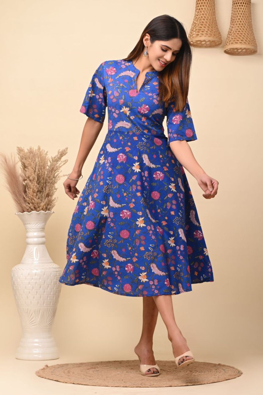 cotton printed top / dress