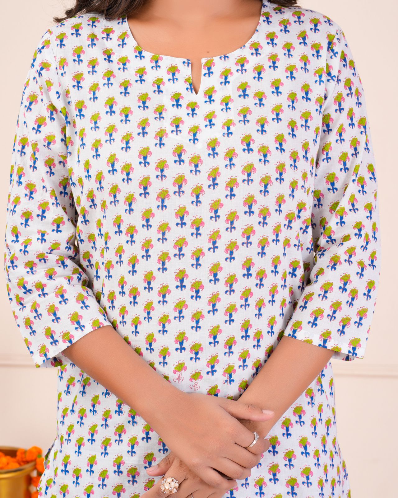 cotton printed night suit set