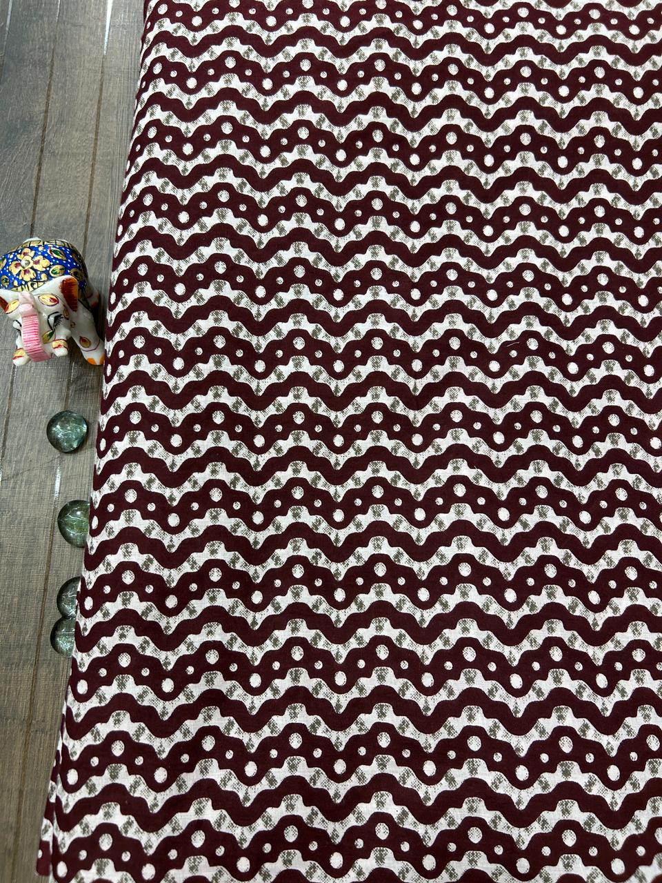 cotton printed running fabric