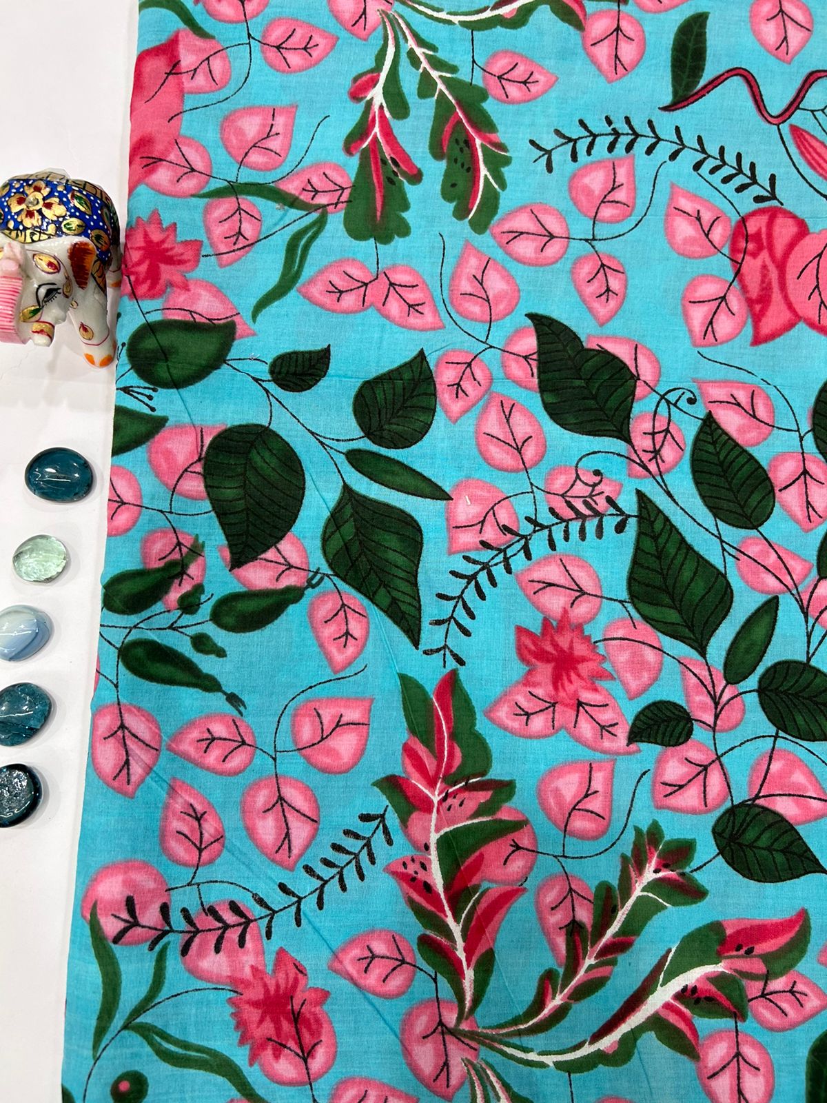 cotton printed running fabric