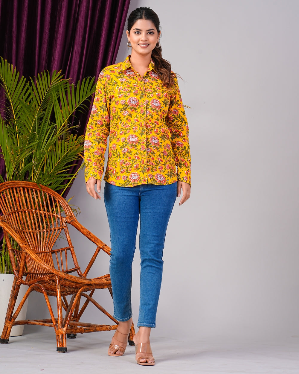 women printed shirt