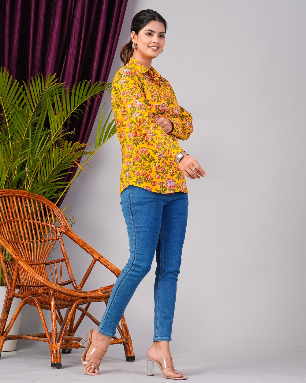 women printed shirt
