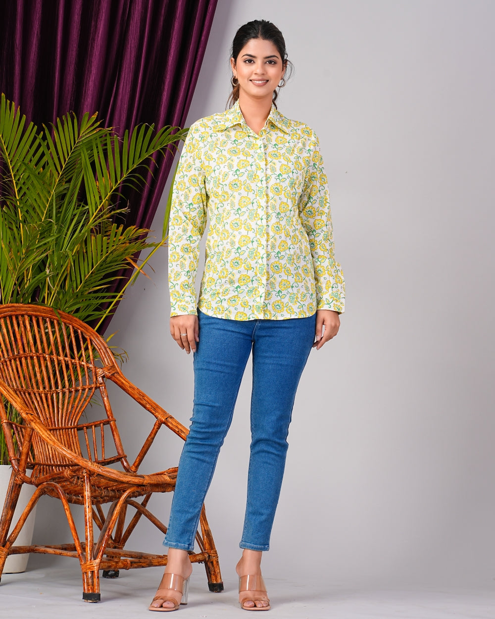 women printed shirt