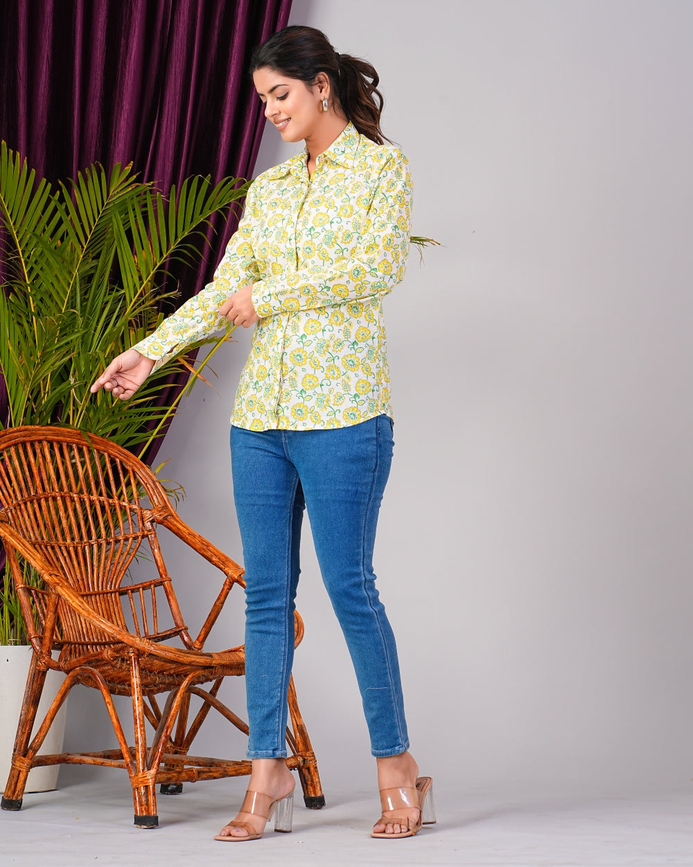 women printed shirt