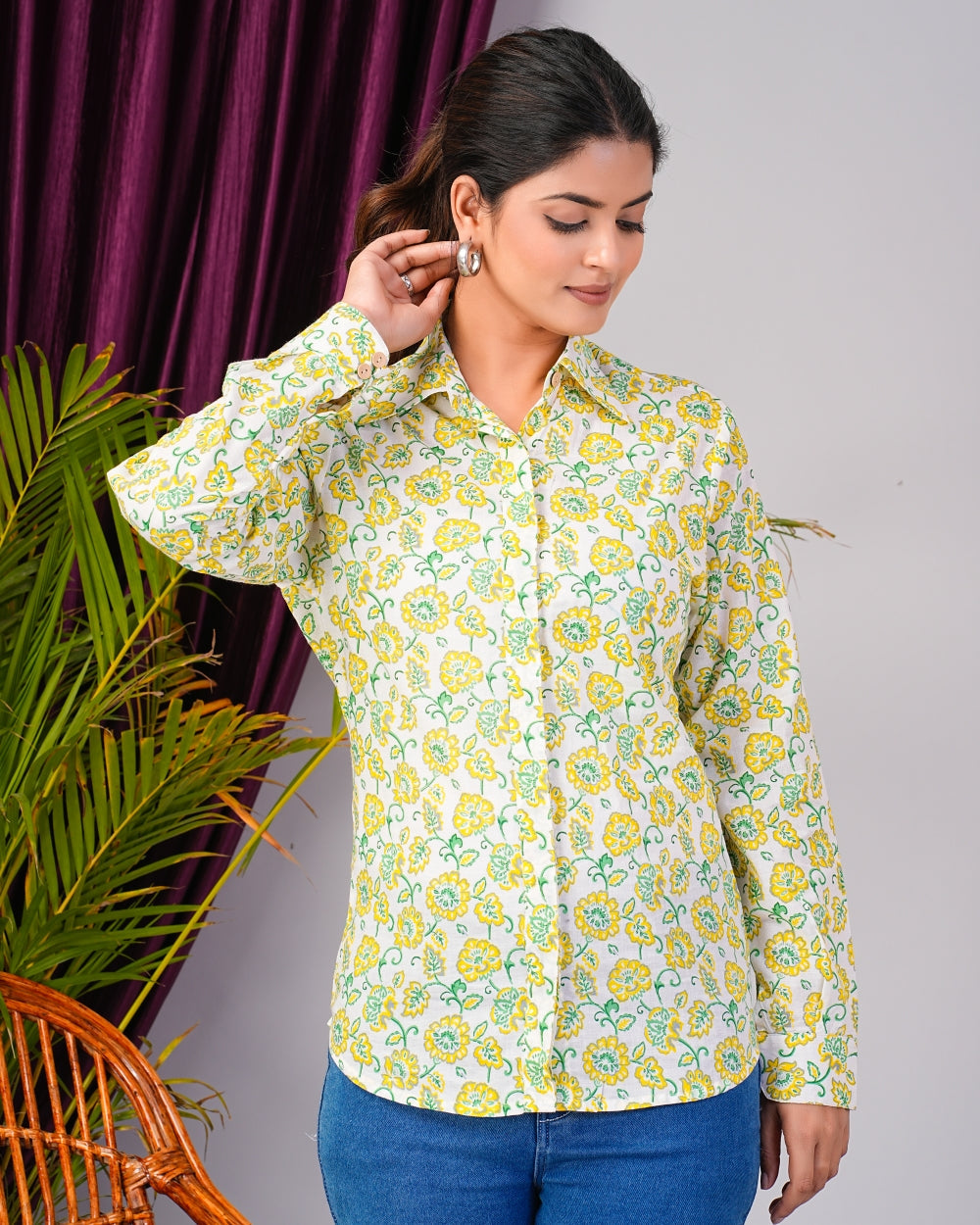 women printed shirt