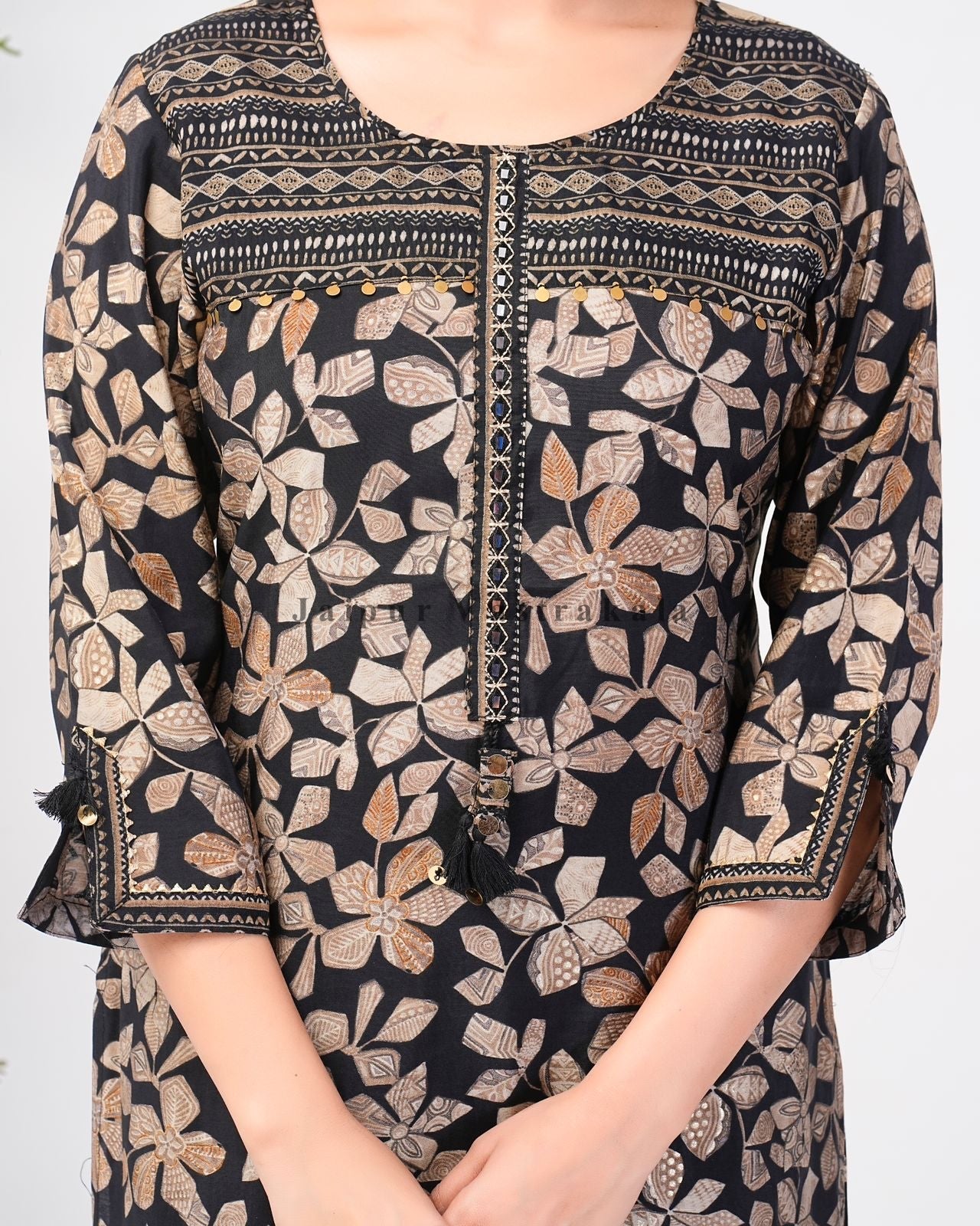 muslin silk suit