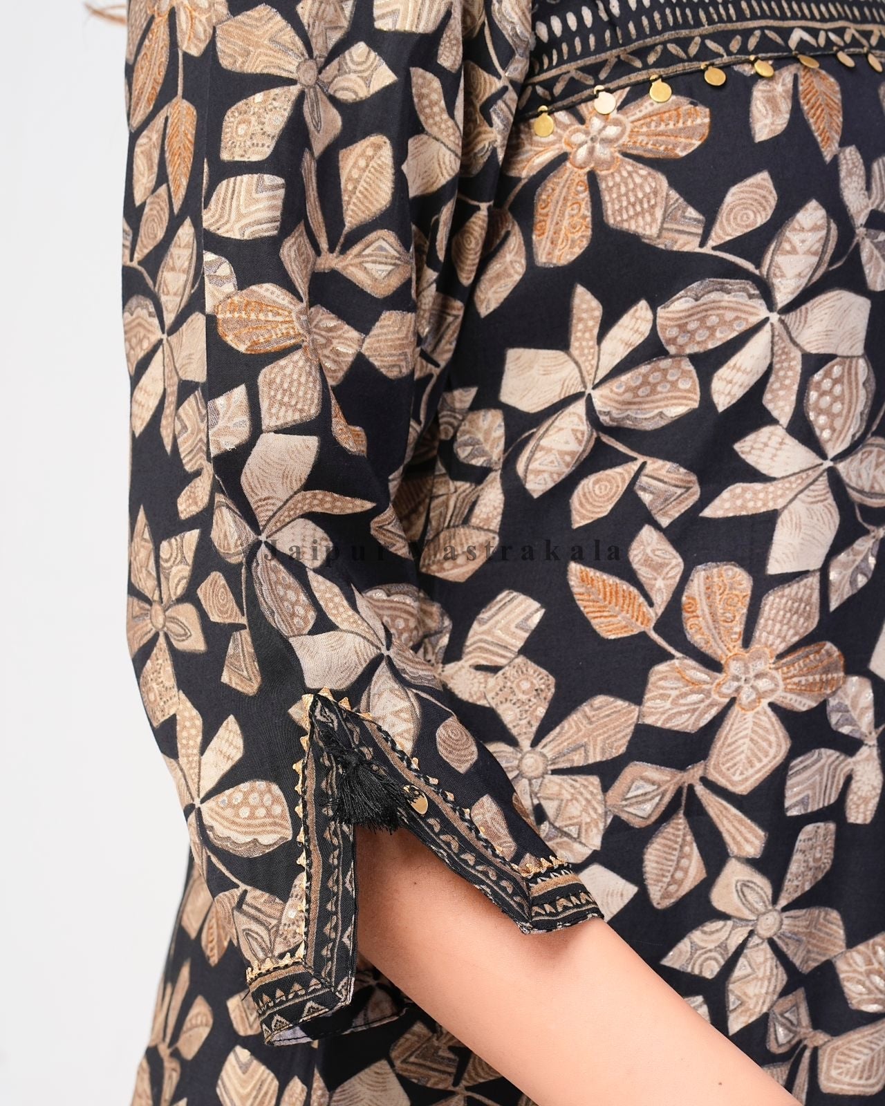 muslin silk suit