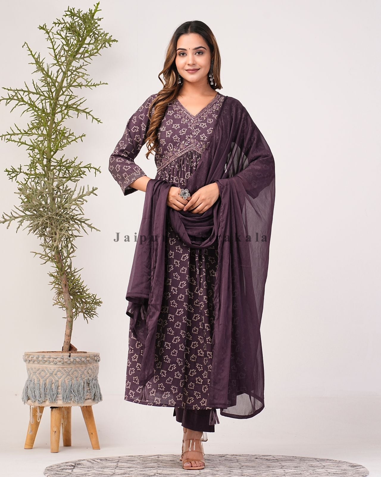 muslin silk suit