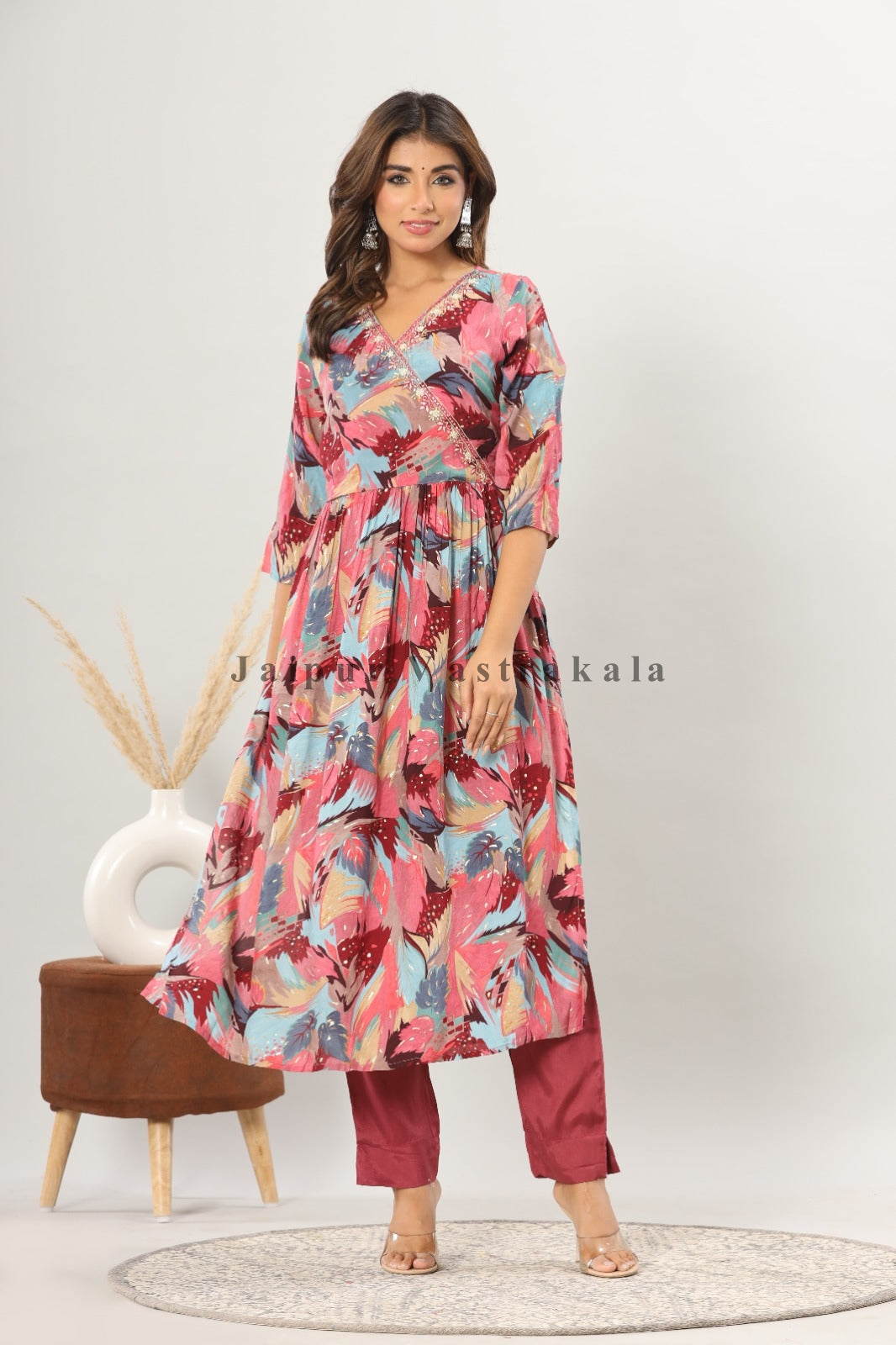muslin silk suit