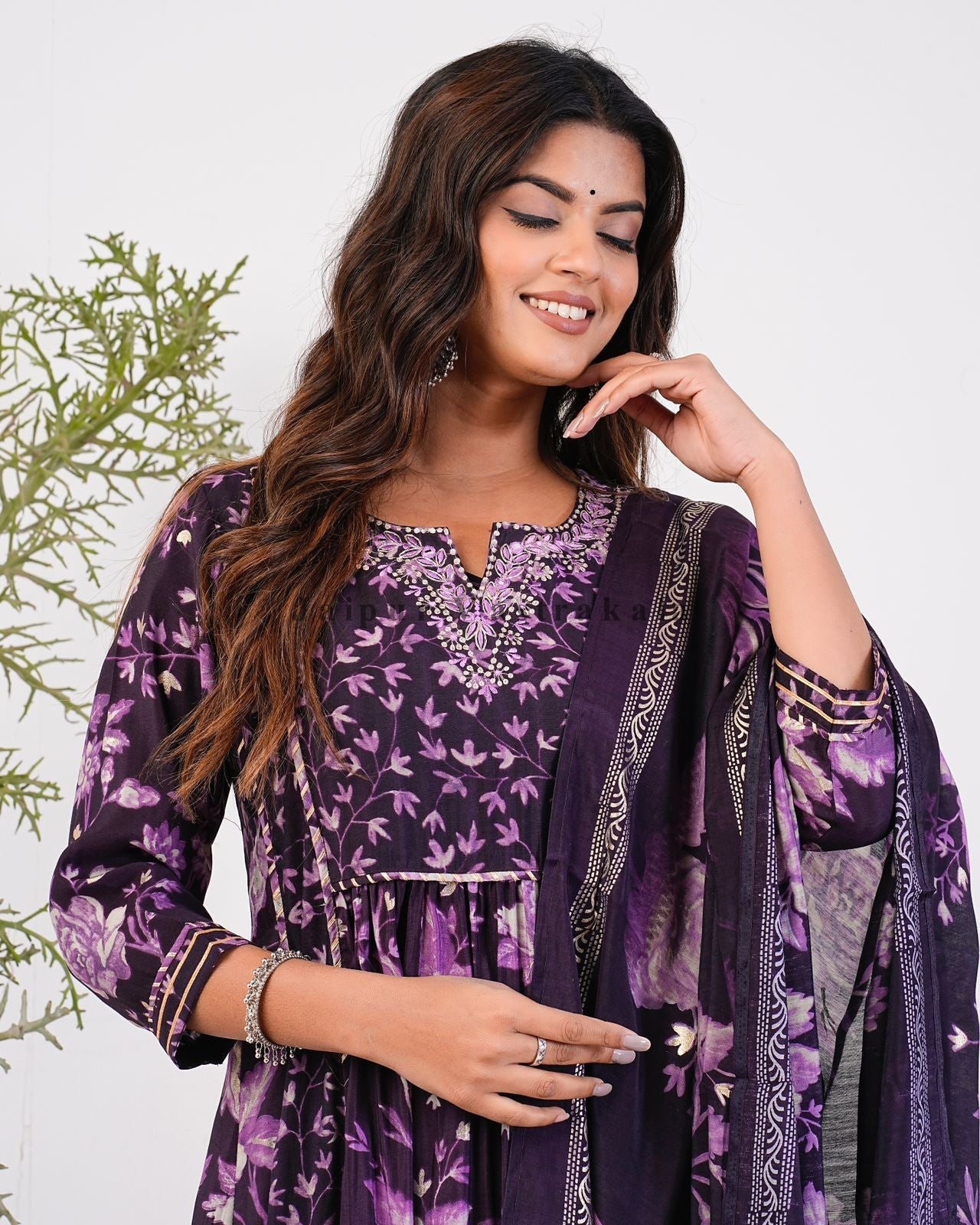 muslin silk suit