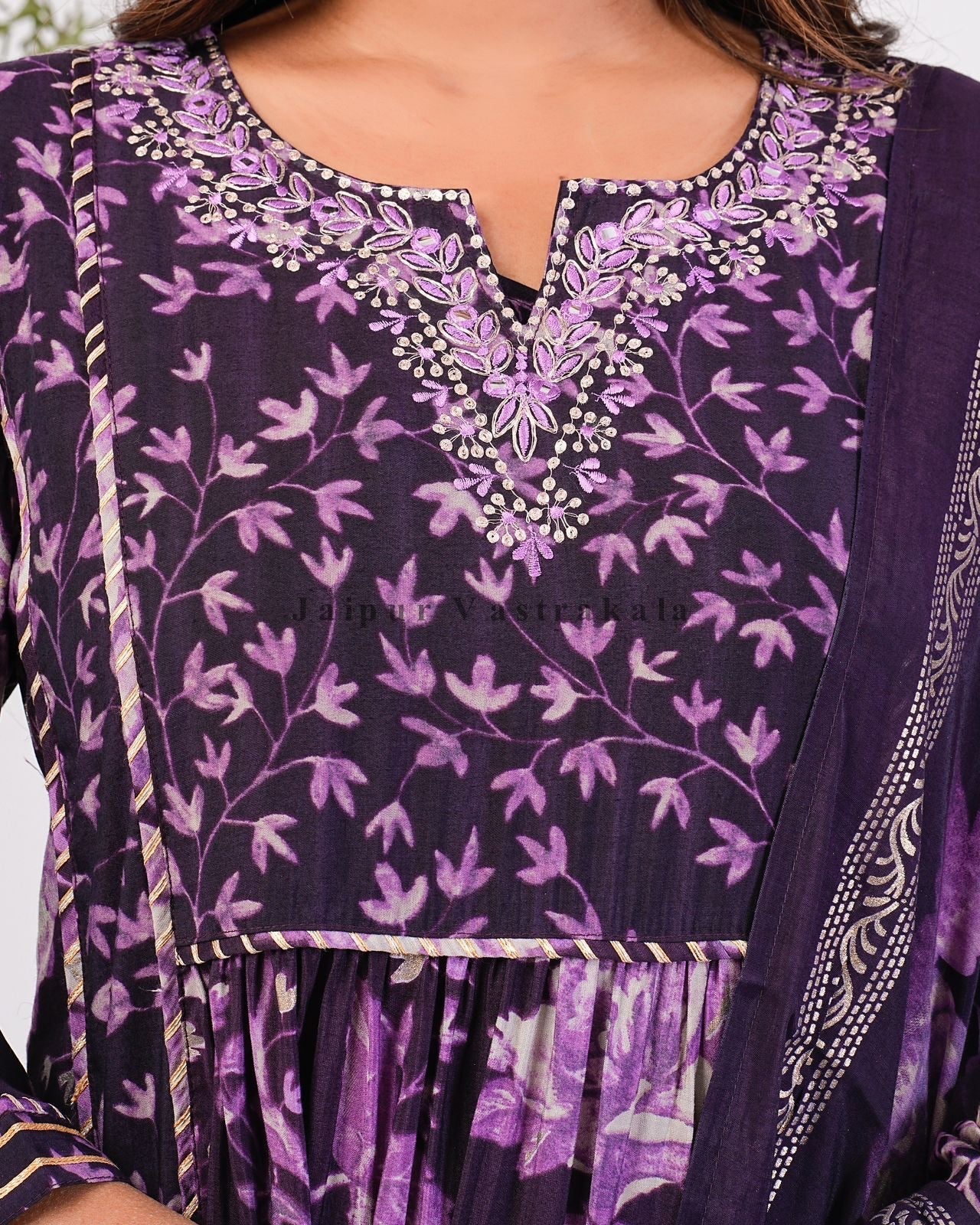 muslin silk suit
