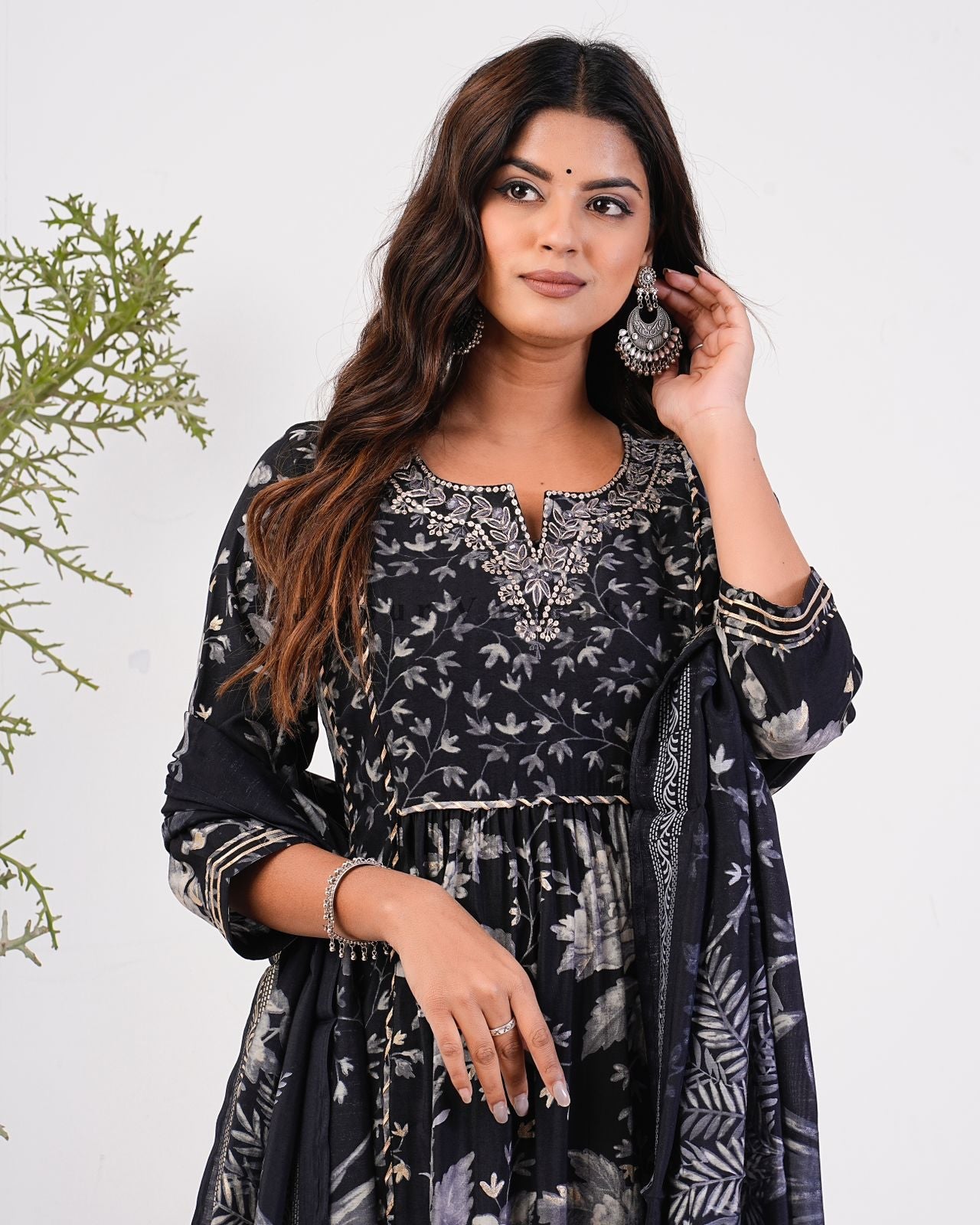 muslin silk suit