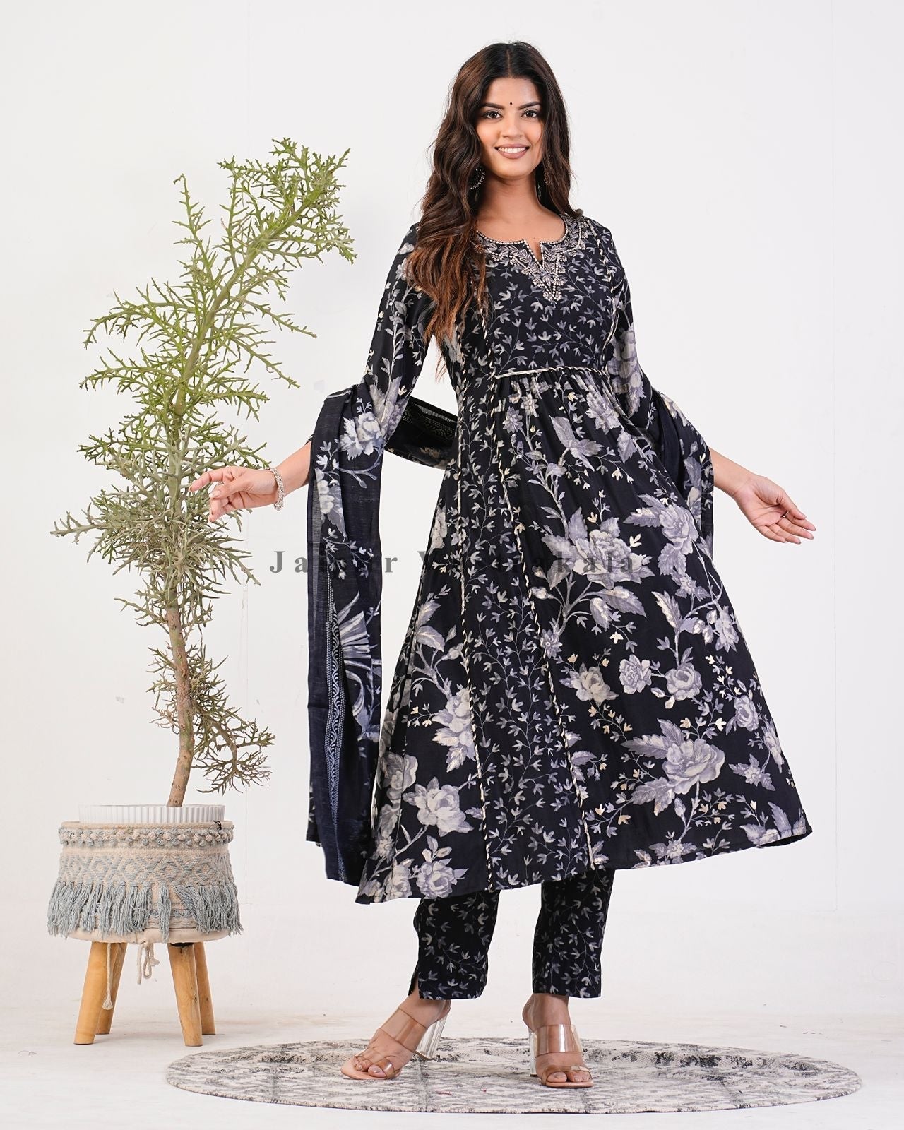 muslin silk suit