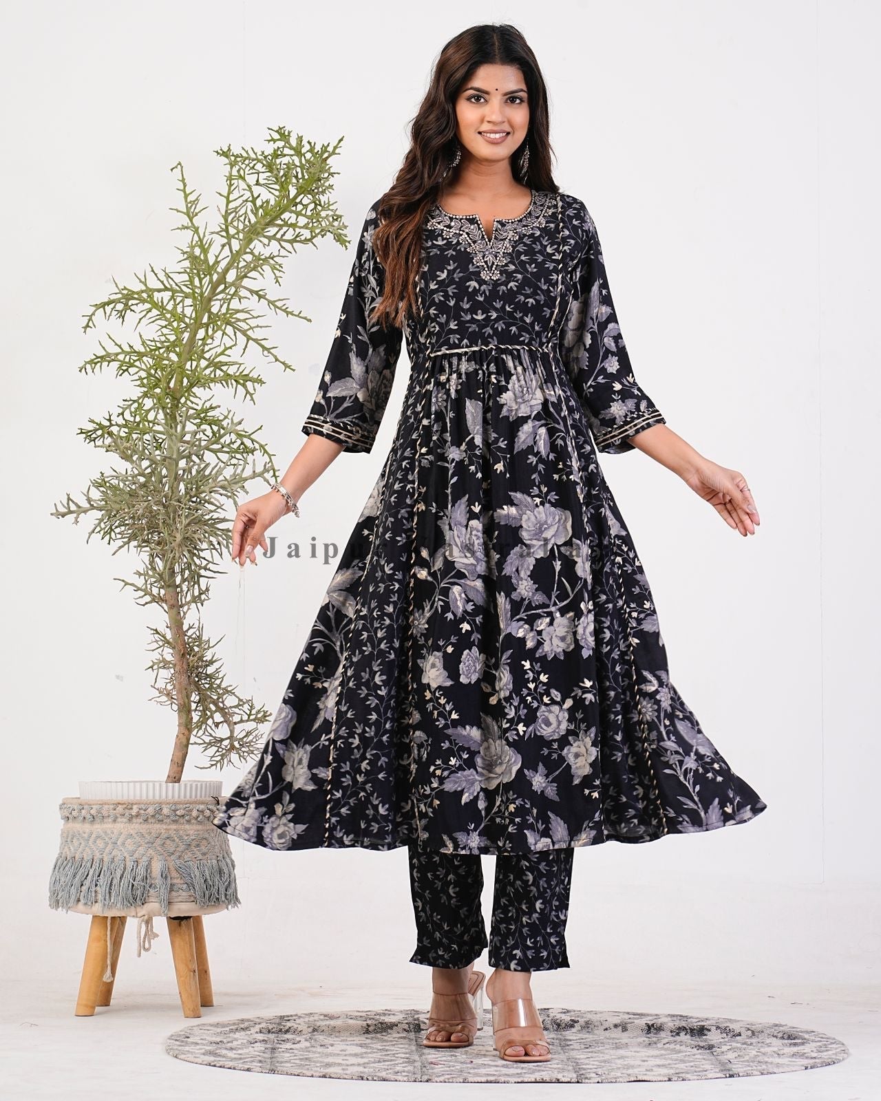 muslin silk suit