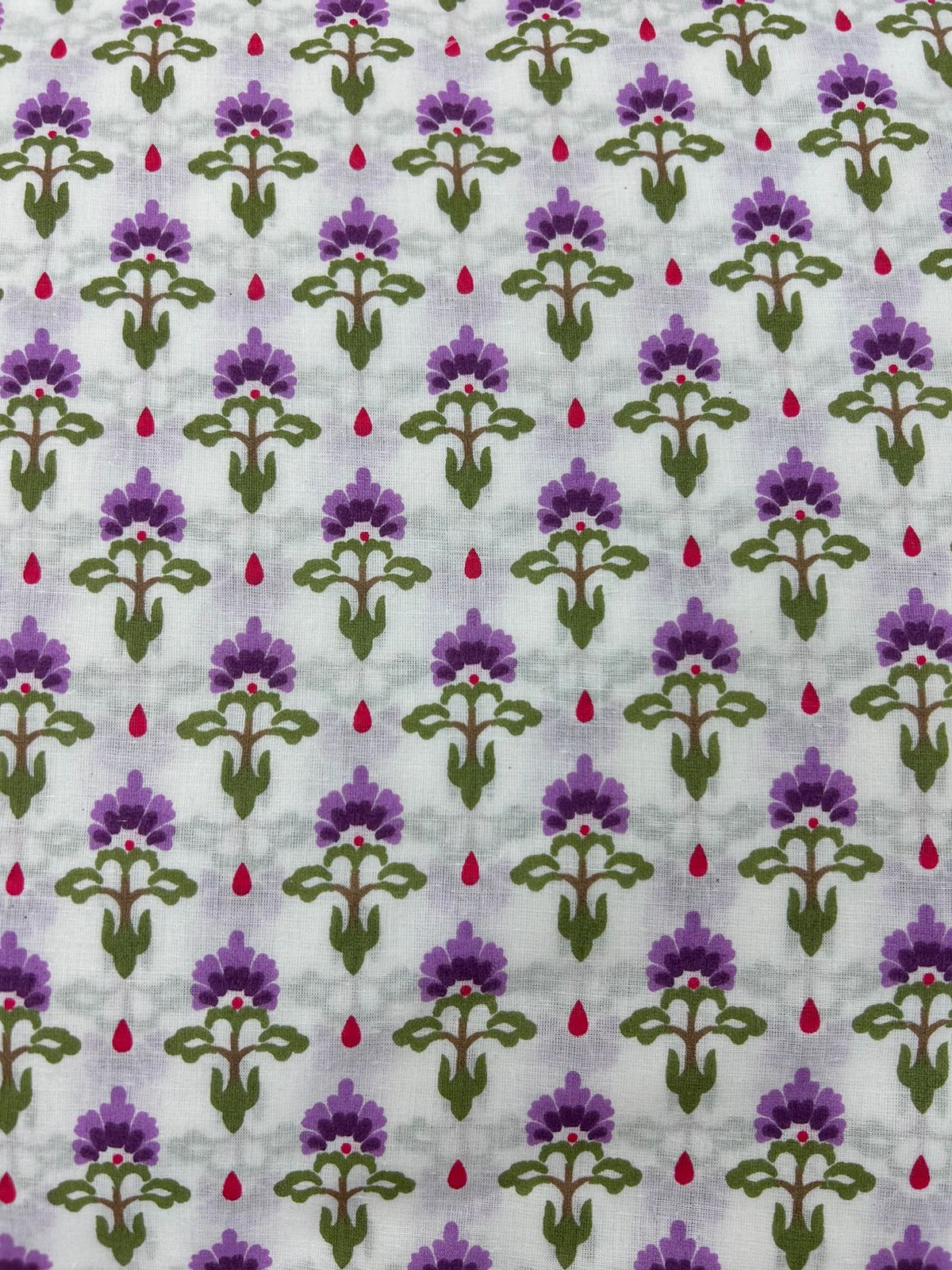 cotton printed running fabric