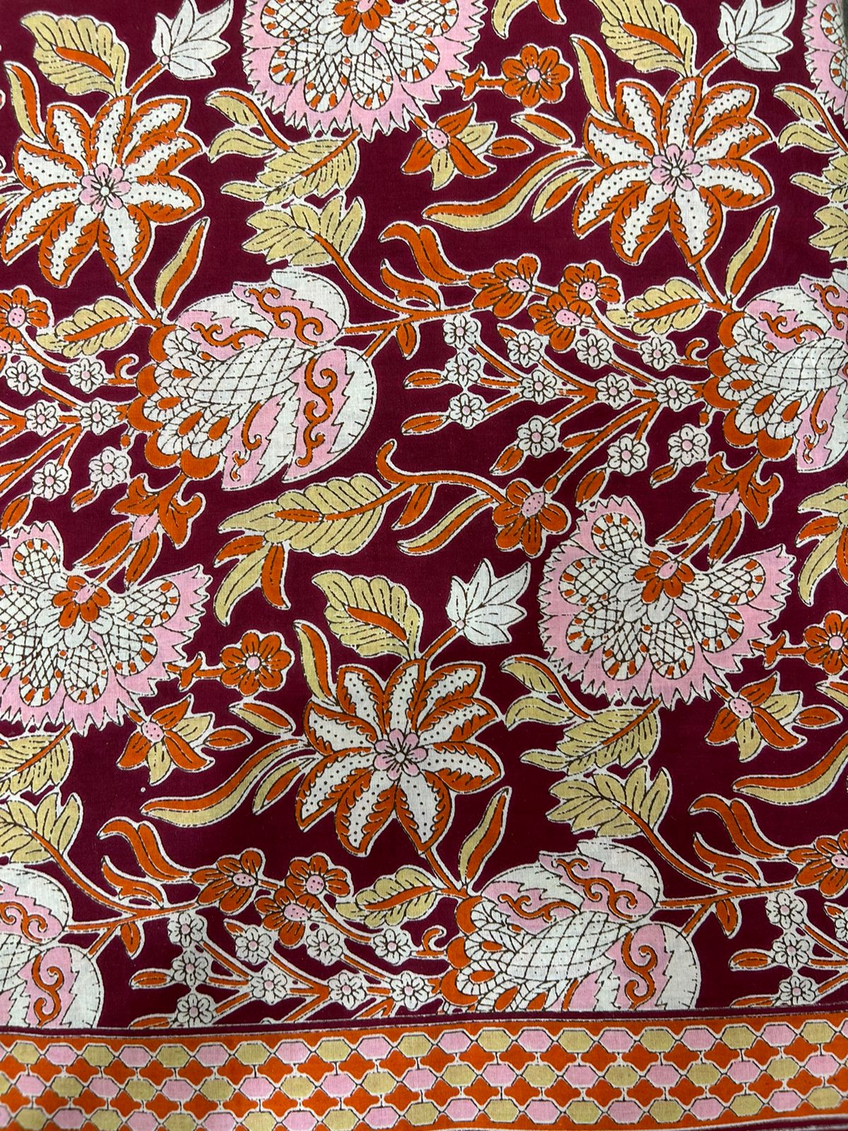 Cotton Printed Two Pc Fabric Set