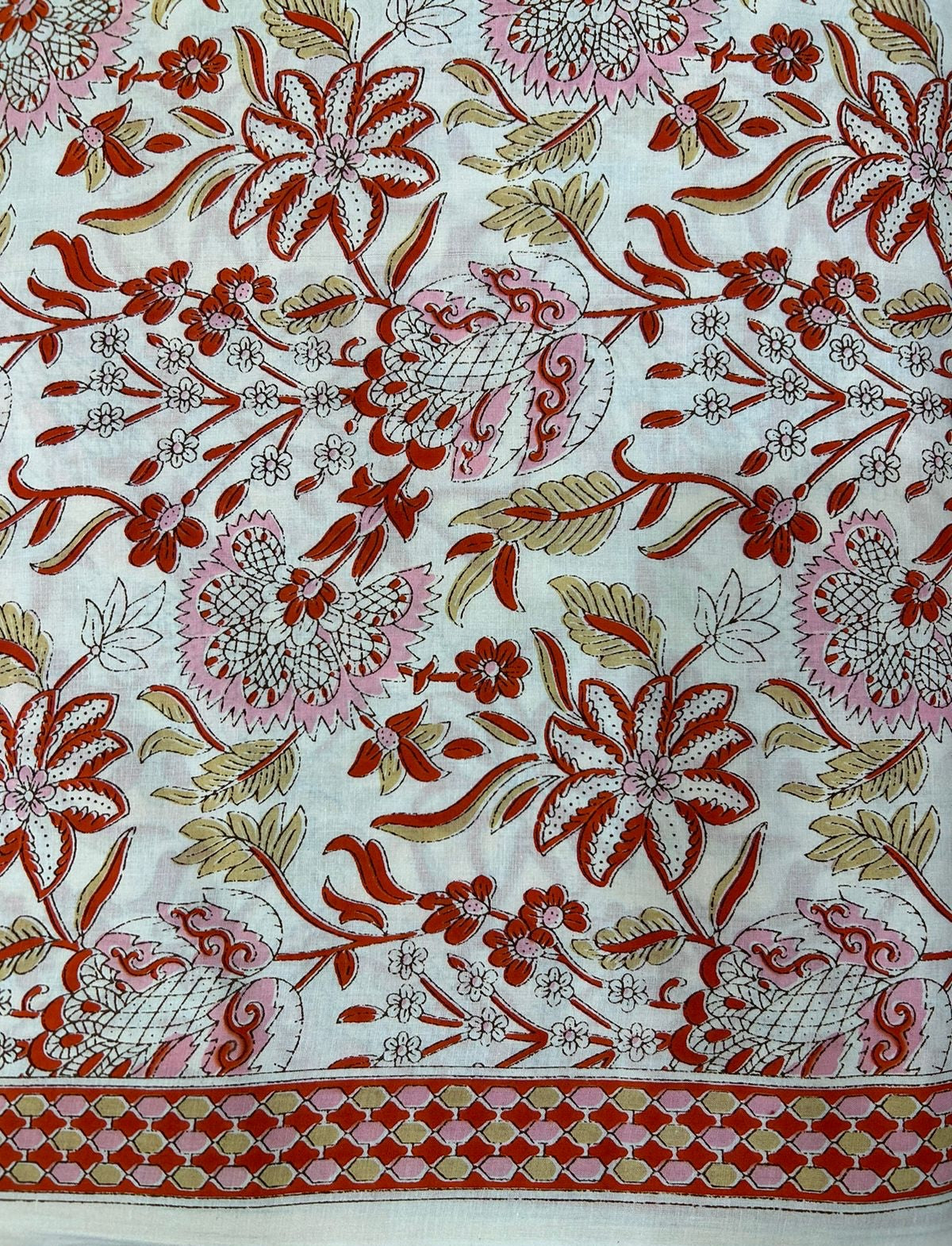 Cotton Printed Two Pc Fabric Set