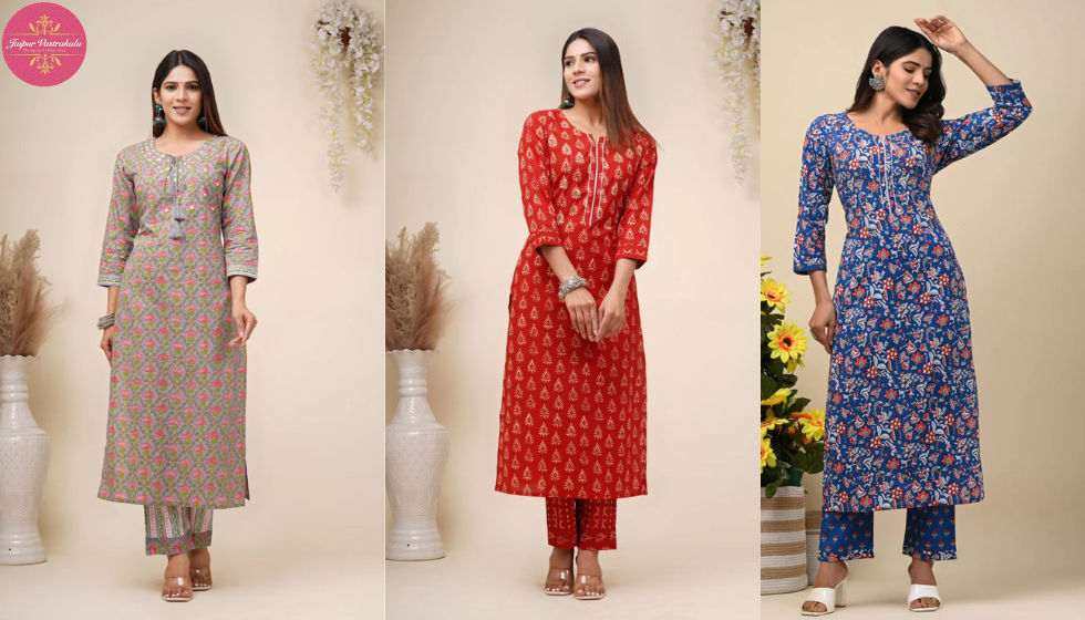 cotton kurta set for women