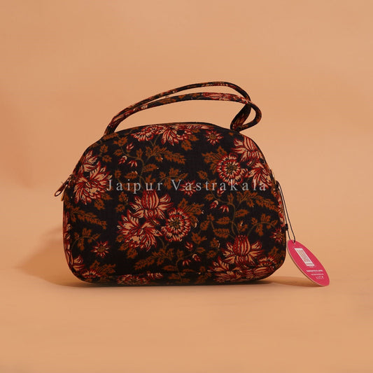 Midnight Burnt Cotton Belt Sling Bag