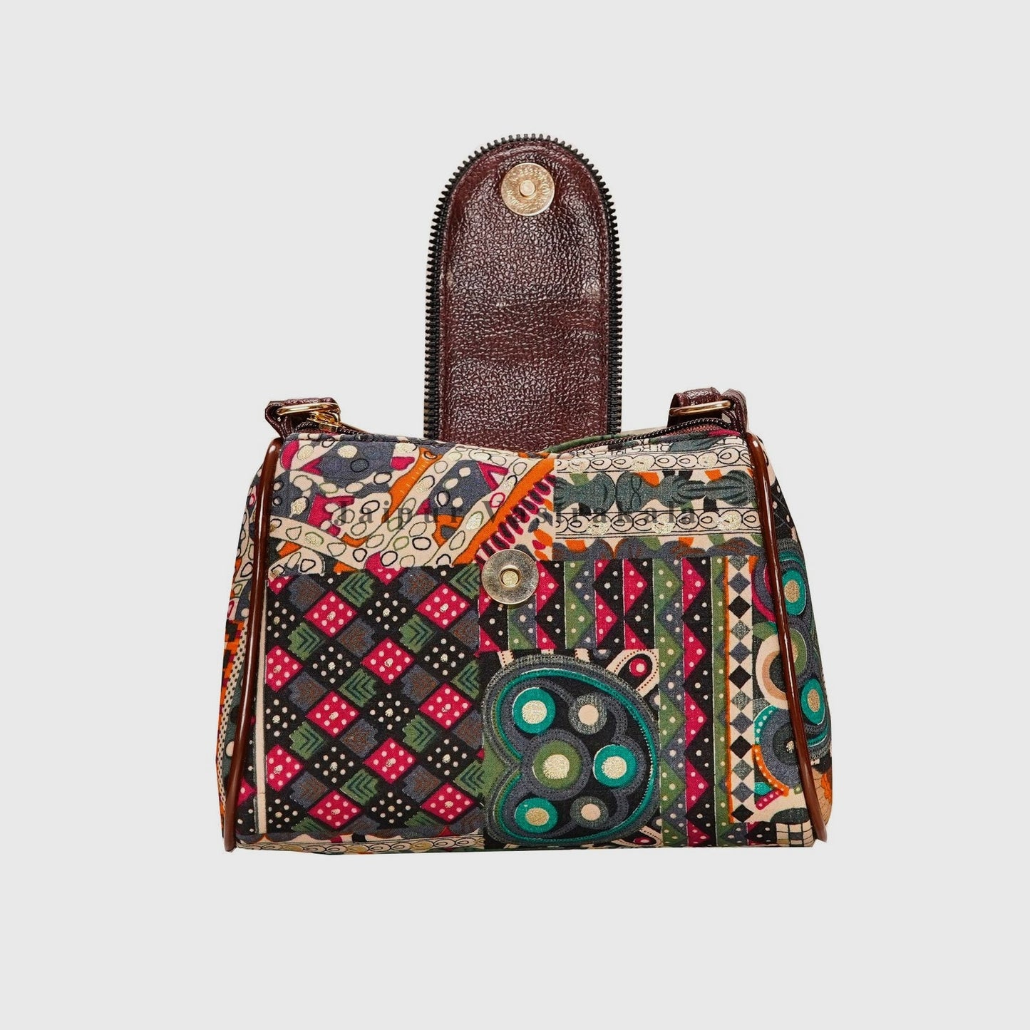 Mosaic Print Small Sling Bag