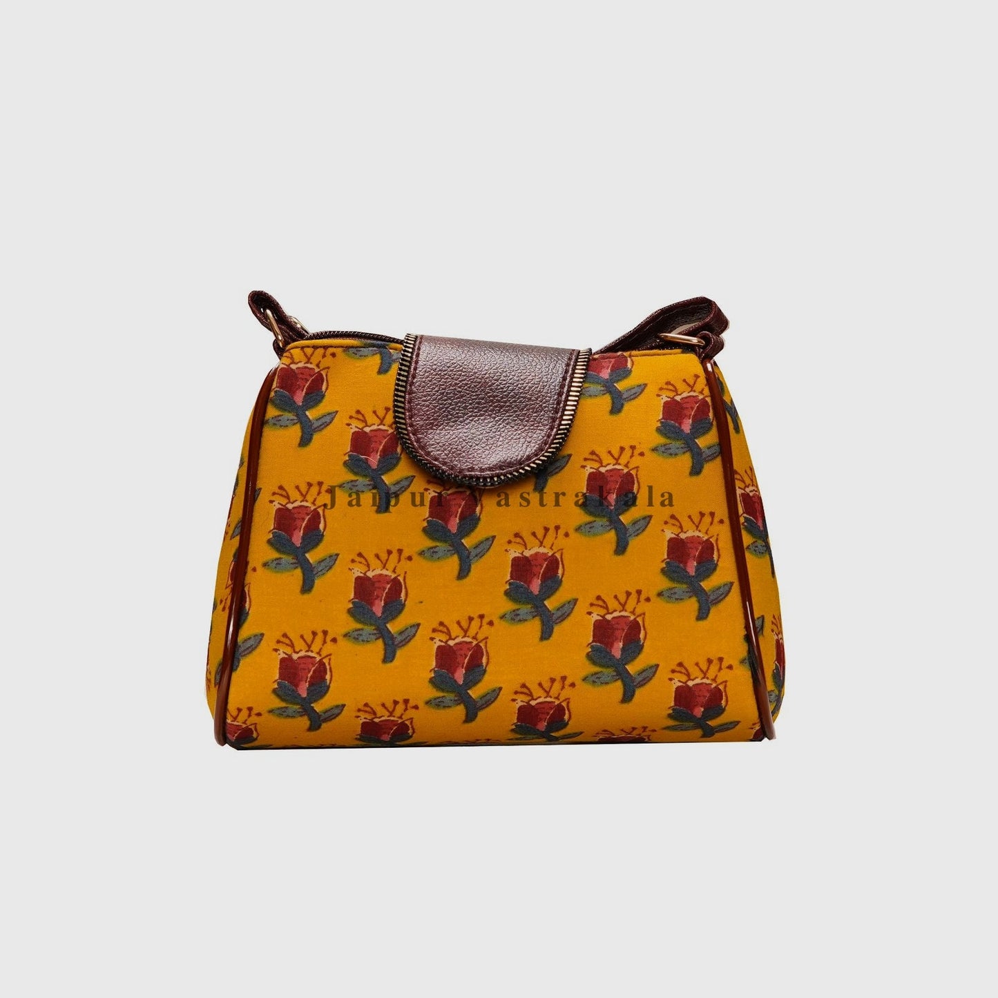 Mustard Booti Small Sling Bag