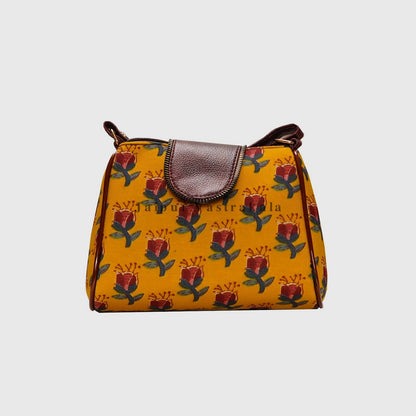 Mustard Booti Small Sling Bag