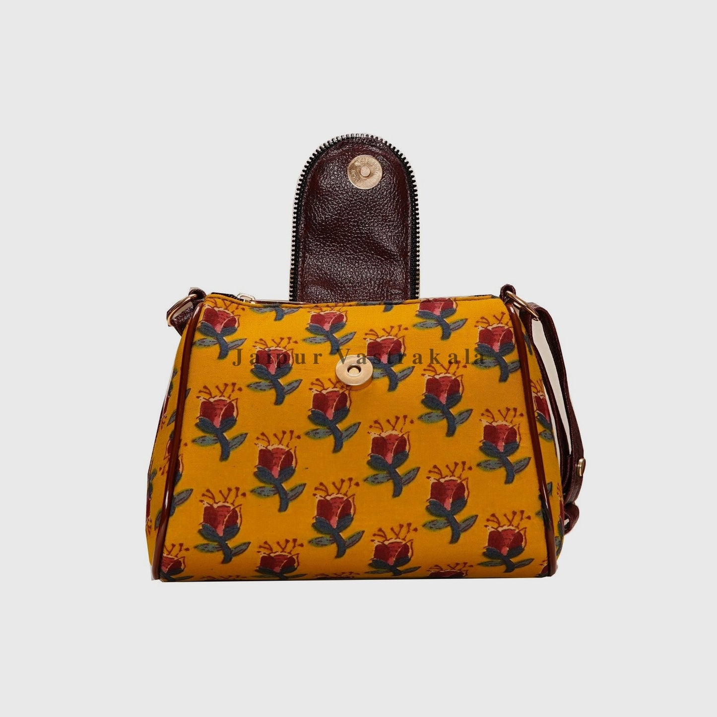 Mustard Booti Small Sling Bag