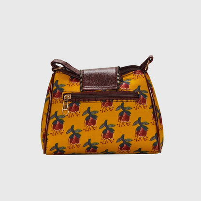 Mustard Booti Small Sling Bag