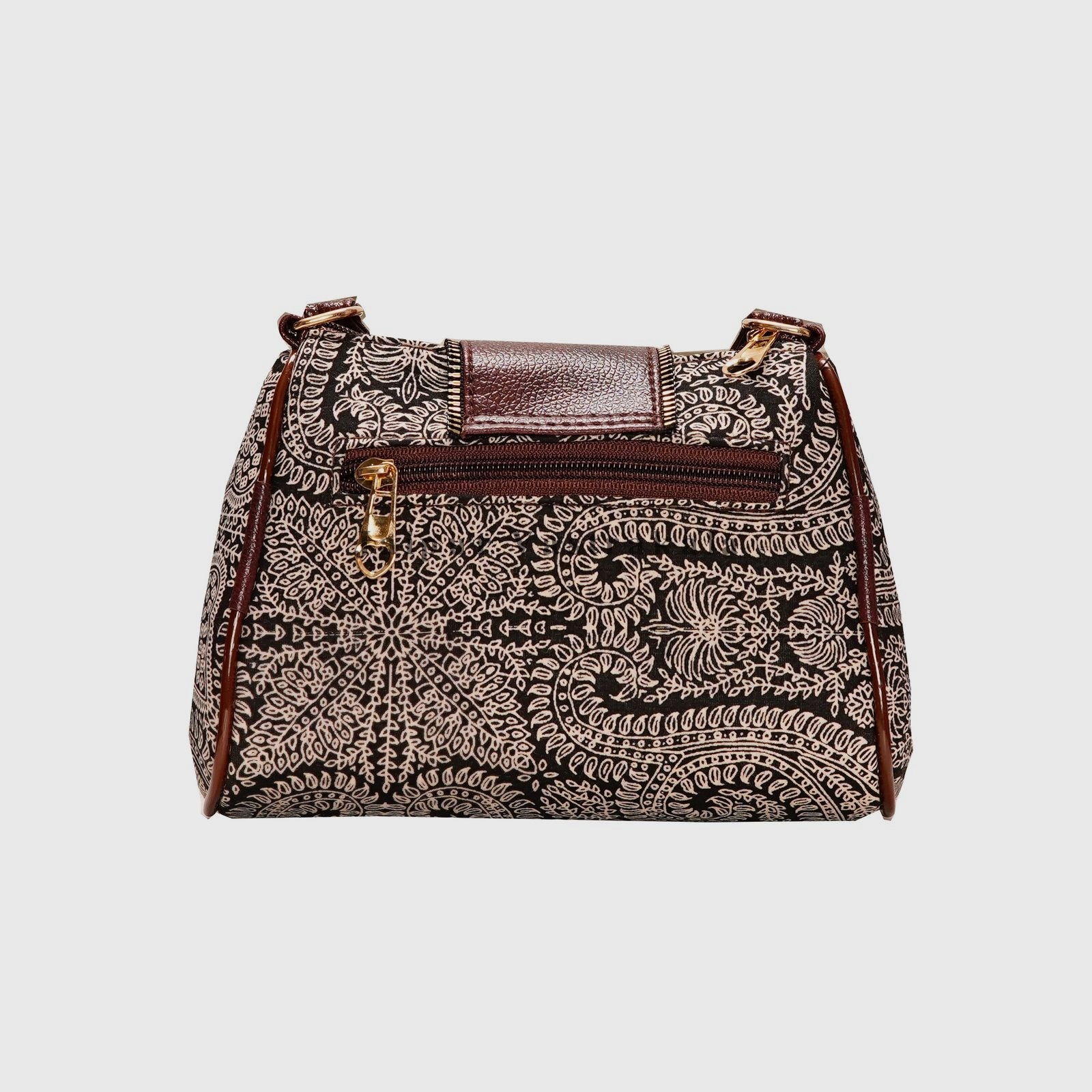 Black Ethnic Small Sling Bag