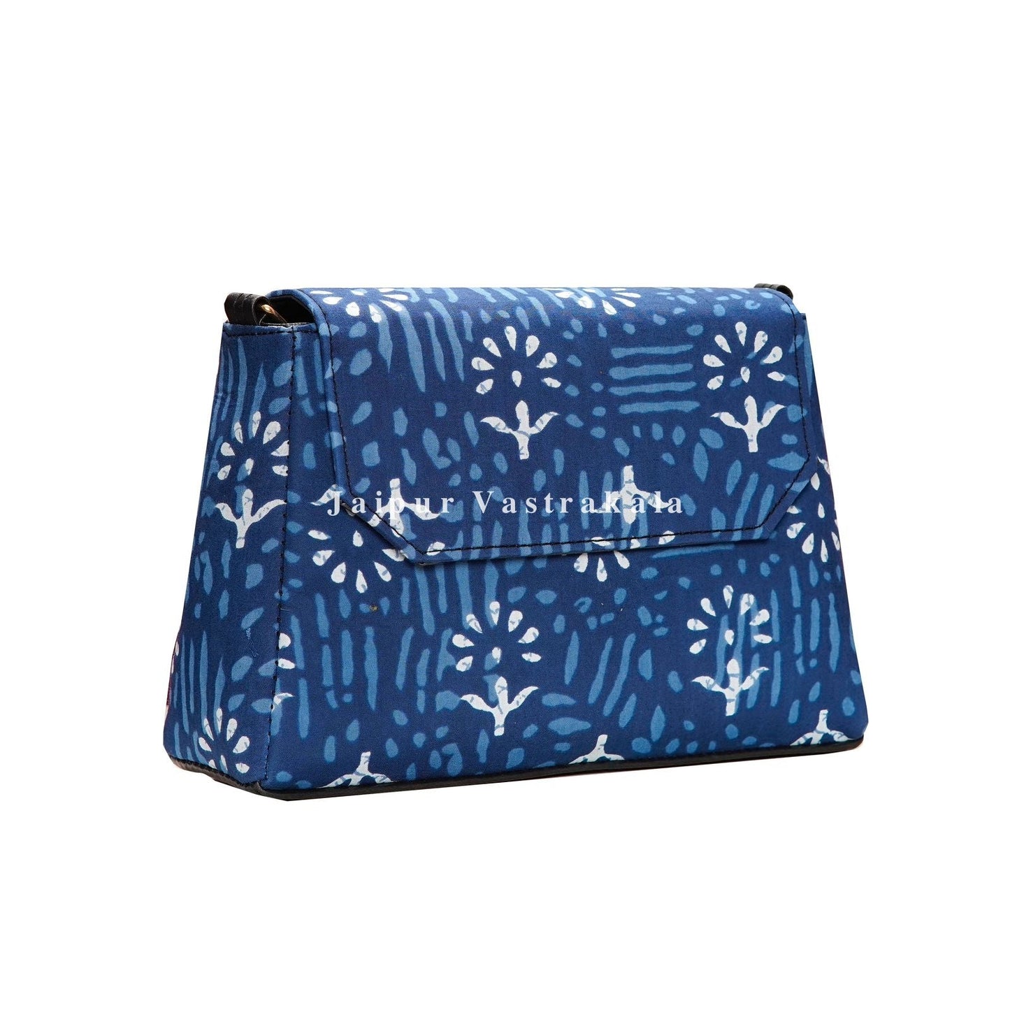 Indigo Print Sling Bag