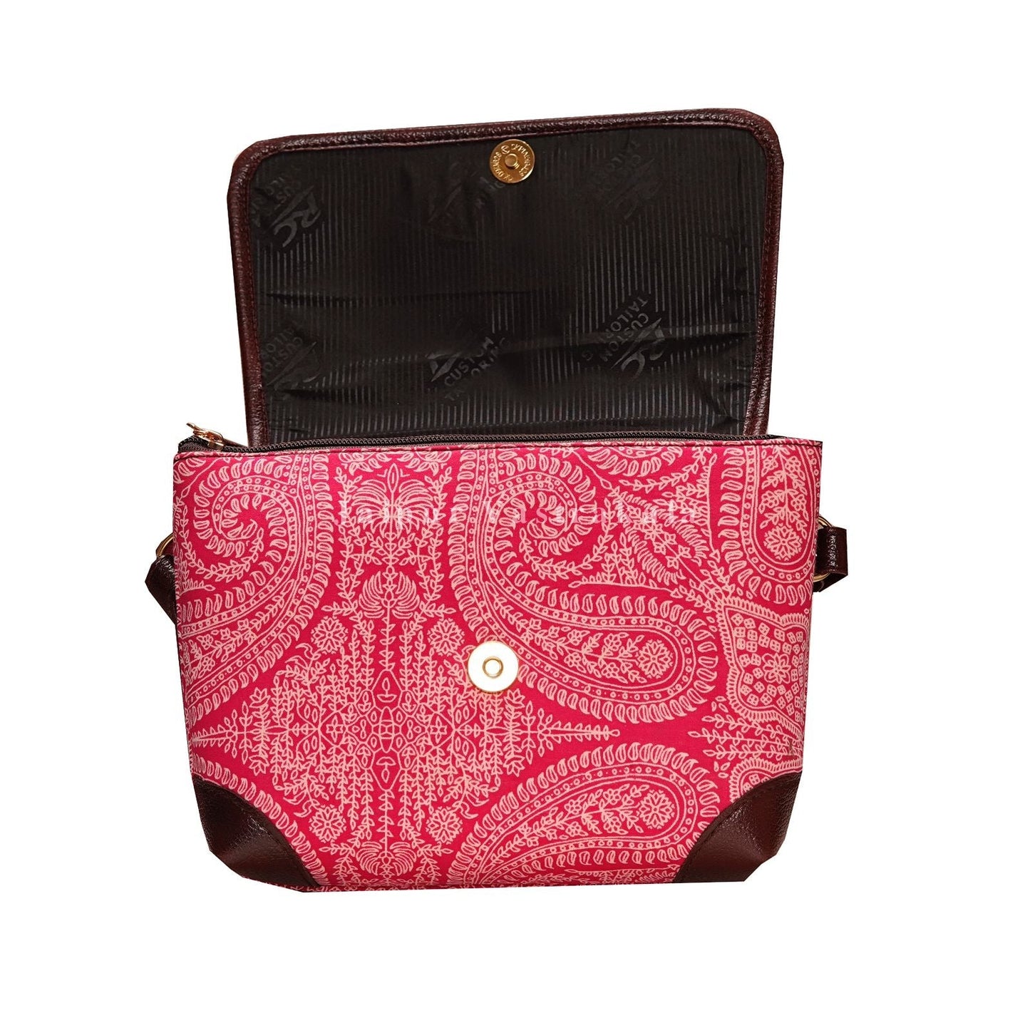 Ethnic Pink Regular Sling Bag