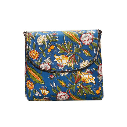 Blue Garden Sling Bag